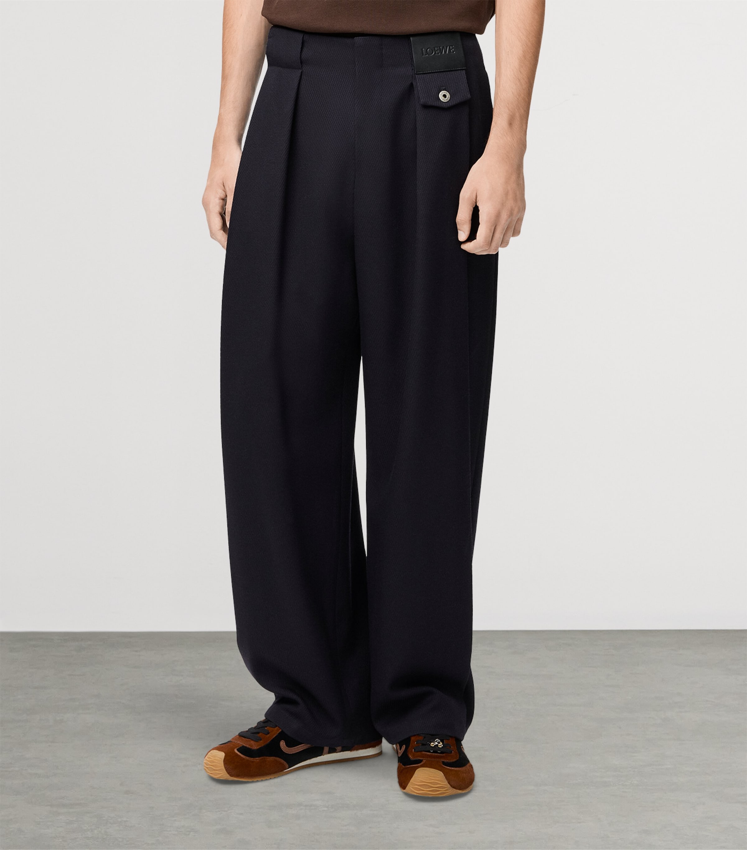 Cavalry Twill Trousers DARK NAVY BLUE Image 3