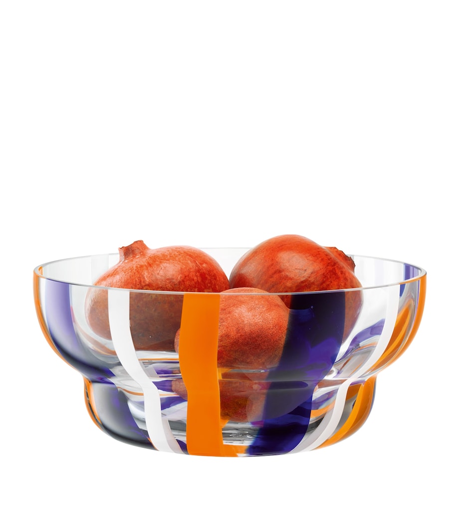 Folk Bowl (24cm) BLU/ORN/WHITE Image 3