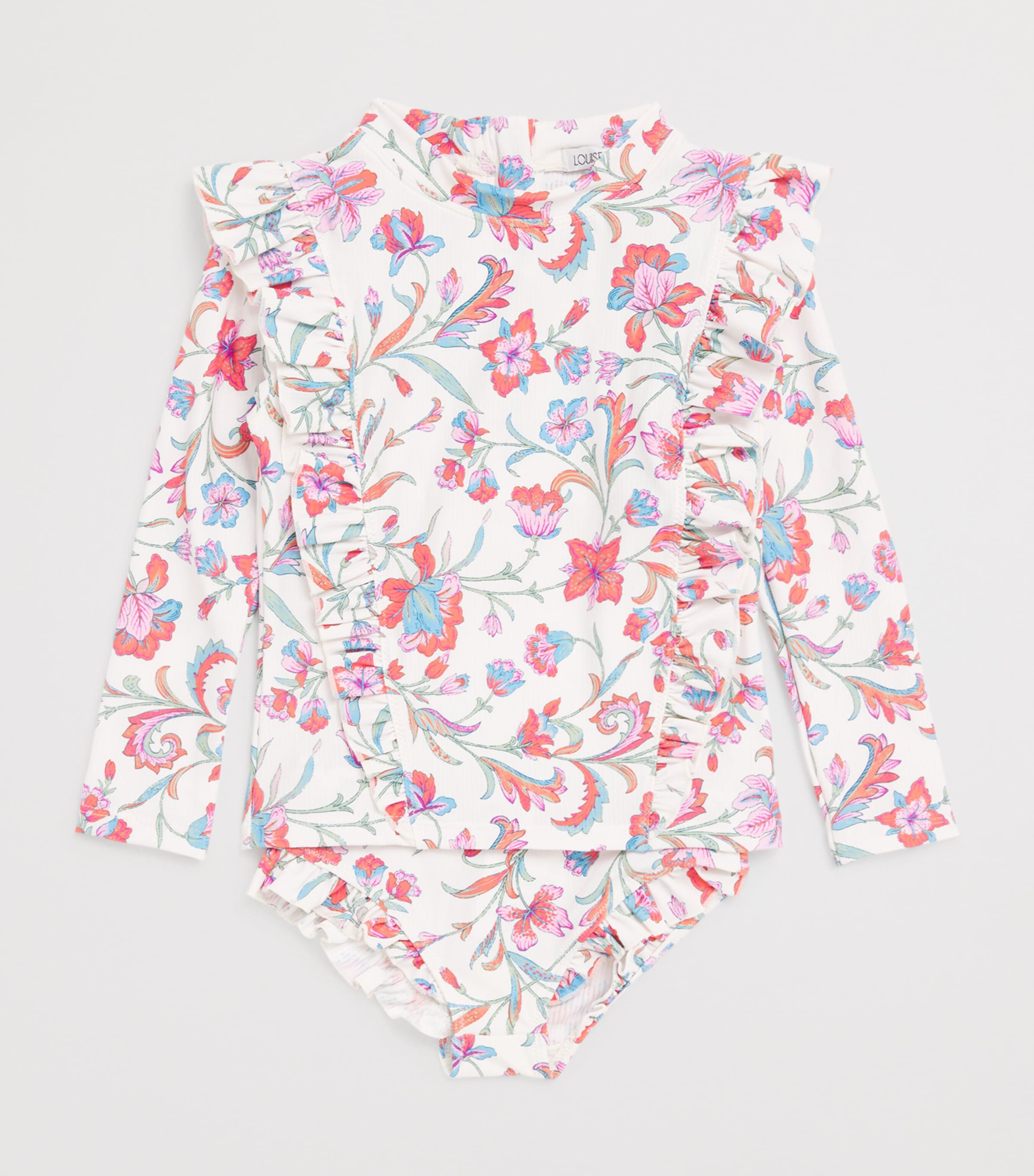 Floral Yanika Tankini and Shorts Set (3-10 Years) CREAM FLORAL HAVEN Image 3