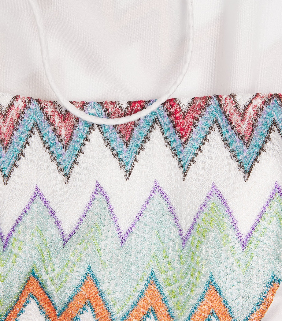 Metallic-Thread Zigzag Swimsuit SM9X5MULTICOLOUR Image 4