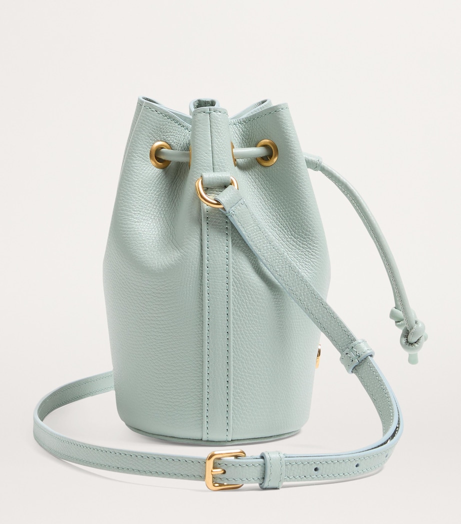 Mini Leather VLogo Signature Bucket Bag WTW Image 5
