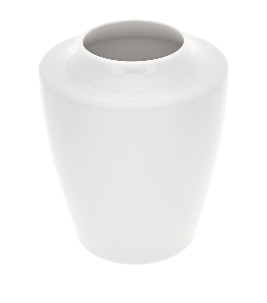 Small Porcelain Butterfly Vase (13cm) NO COLOUR Image 2