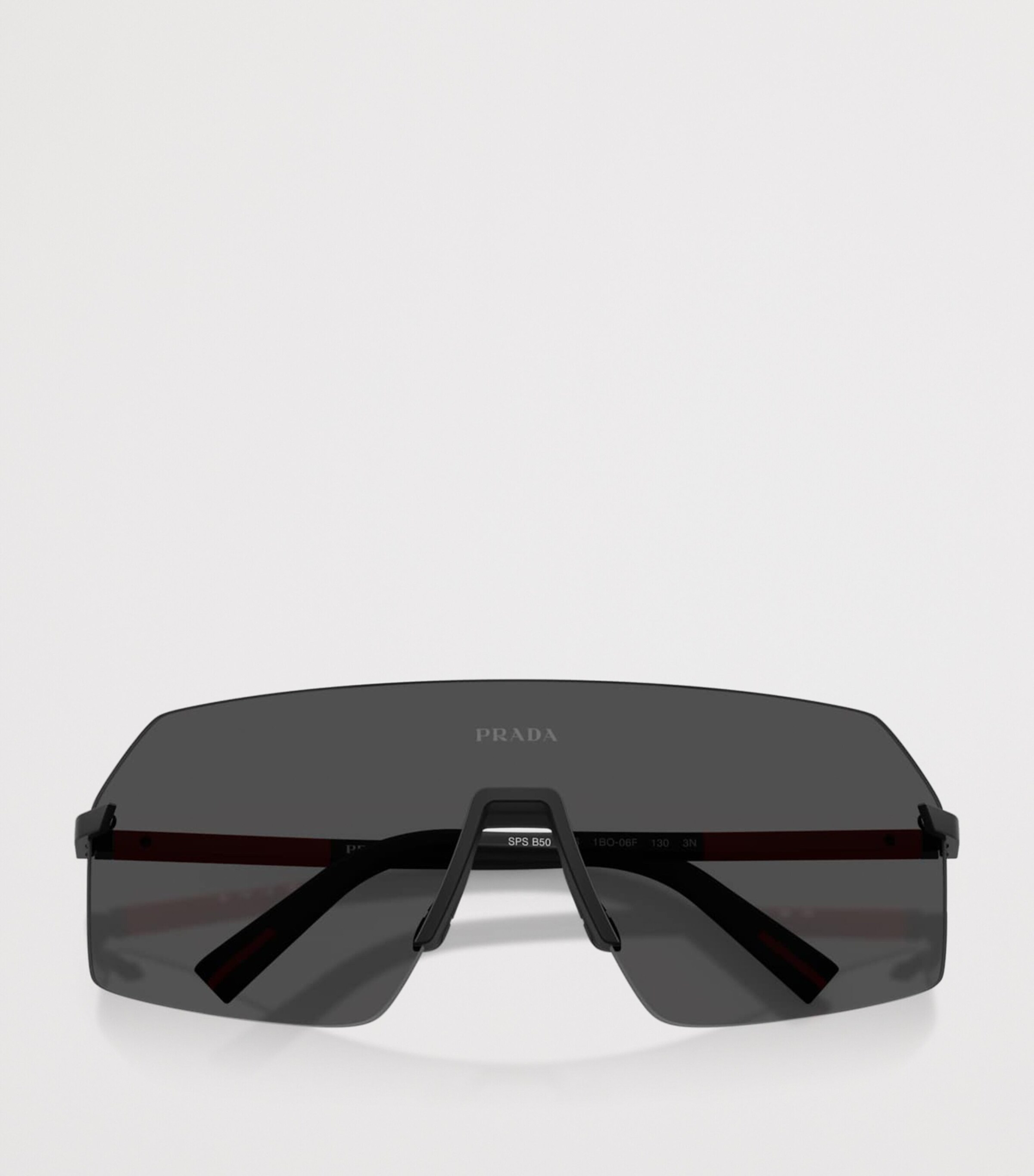 Prada Linea Rossa Metal PR B50S Sunglasses Black Image 5