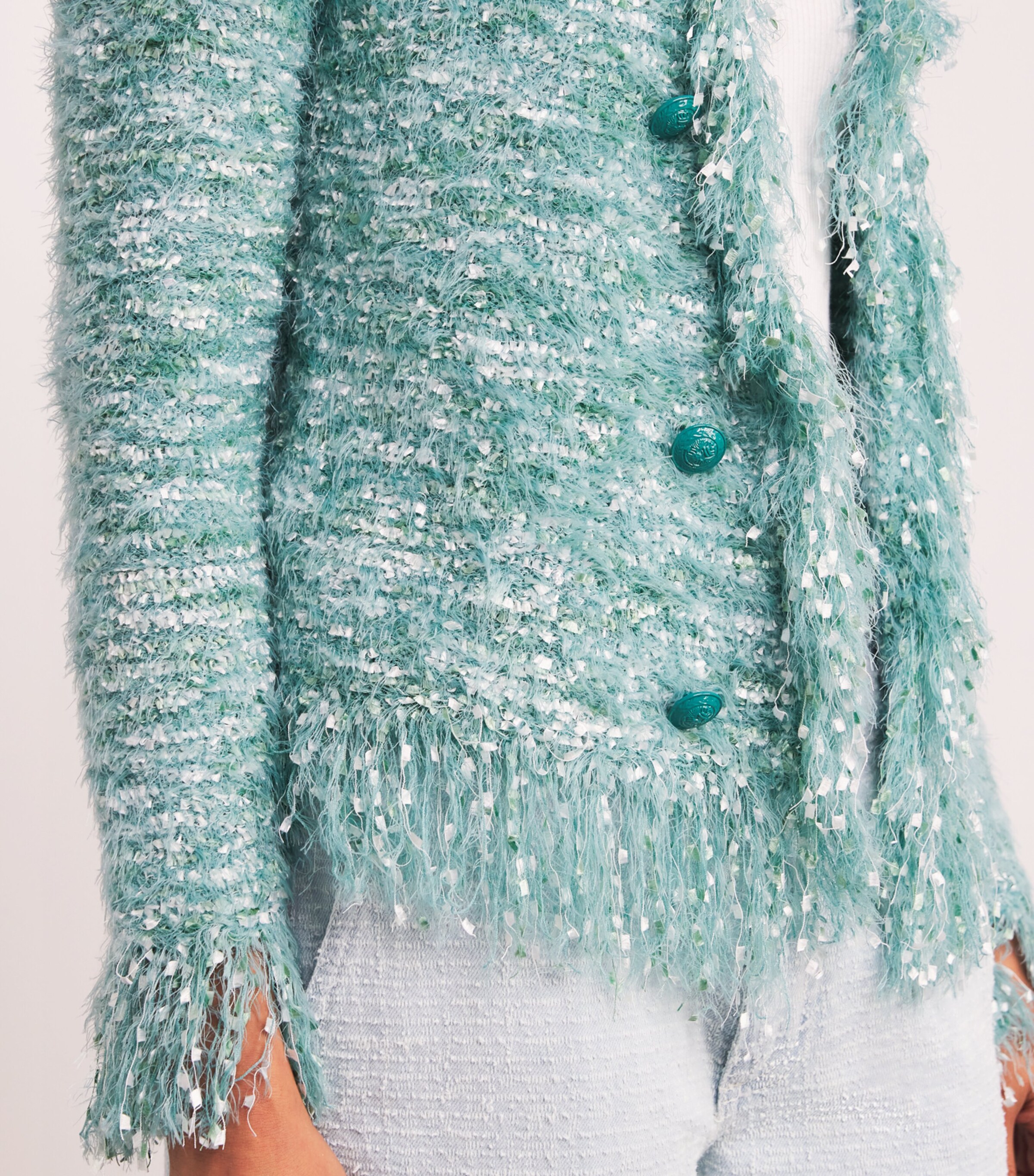 Fringe Azure Cardigan JADE MULTI JDML Image 6