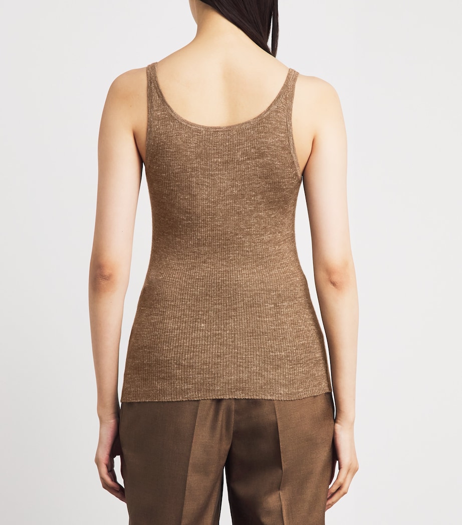 Gabriela Hearst Womens Cashmere-Silk Cinxia Tank Top Cht Chestnut Image 5