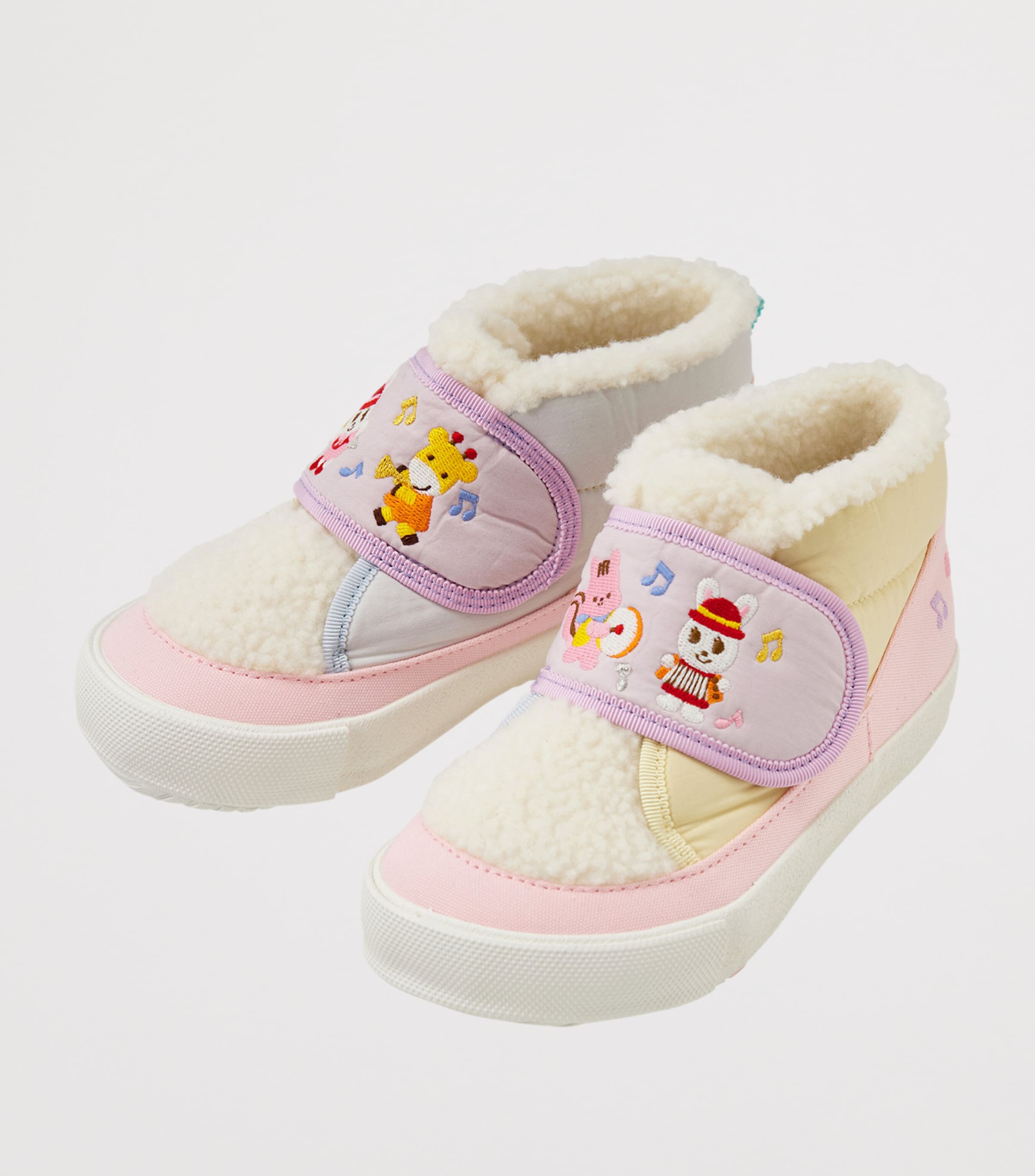 Miki House Embroidered Velcro Sneakers Image 2