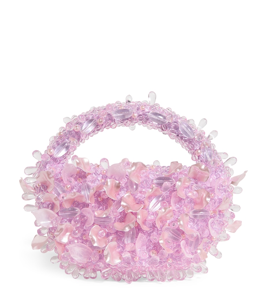 Embellished Petal Top-Handle Bag LAVENDAR Image 1