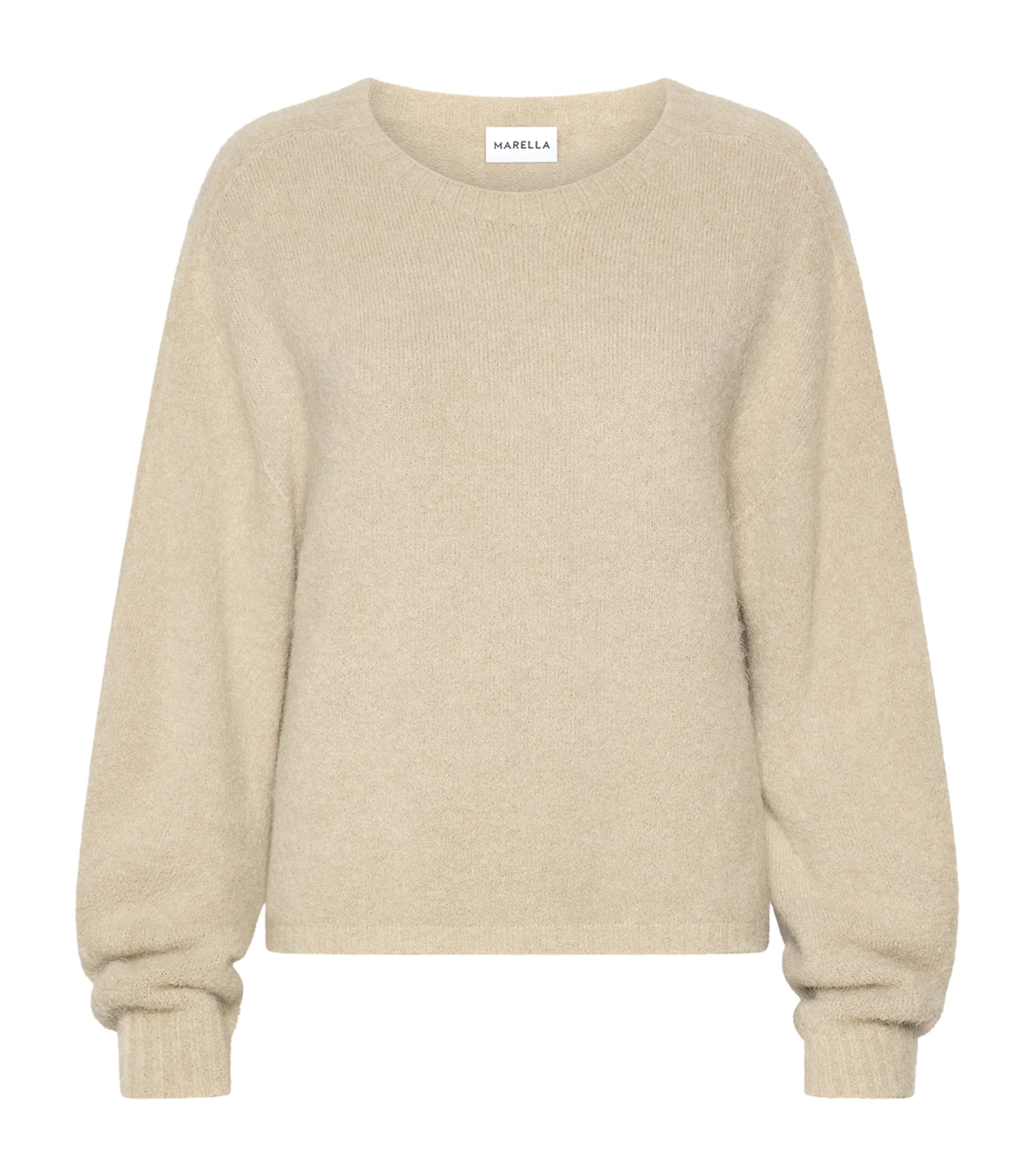 Marella Womens Alpaca-Blend Sweater Oregano Image 1