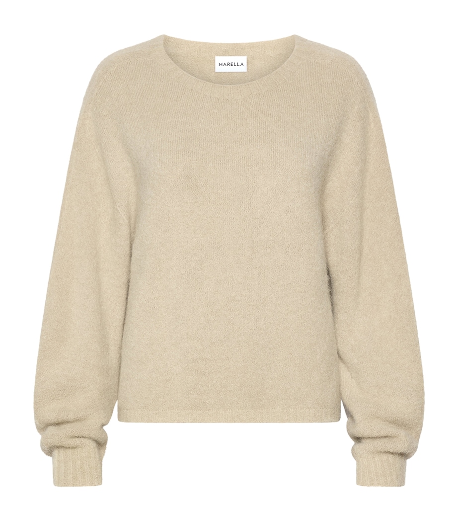 Marella Womens Alpaca-Blend Sweater Oregano Image 1