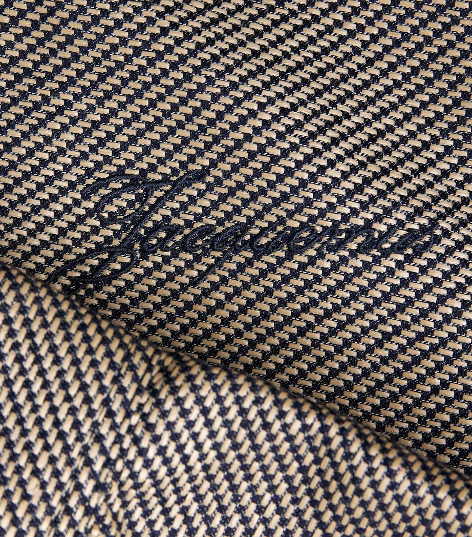 Cotton-Blend Logo Jacket 380-NAVY Image 5