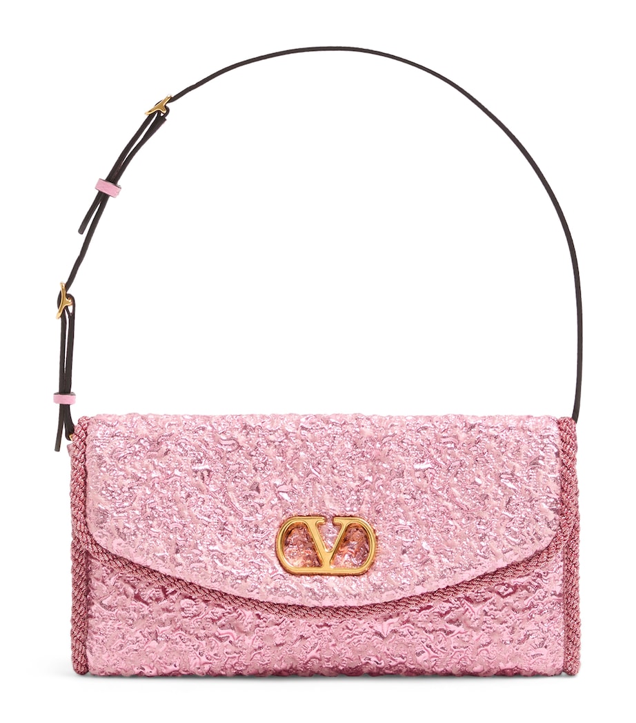 Metallic Vain Soft Shoulder Bag 517 Image 1