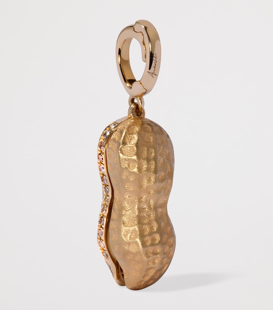 Yellow Gold, Pearl and Diamond Mythology Pendant Charm YELLOW GOLD Image 3