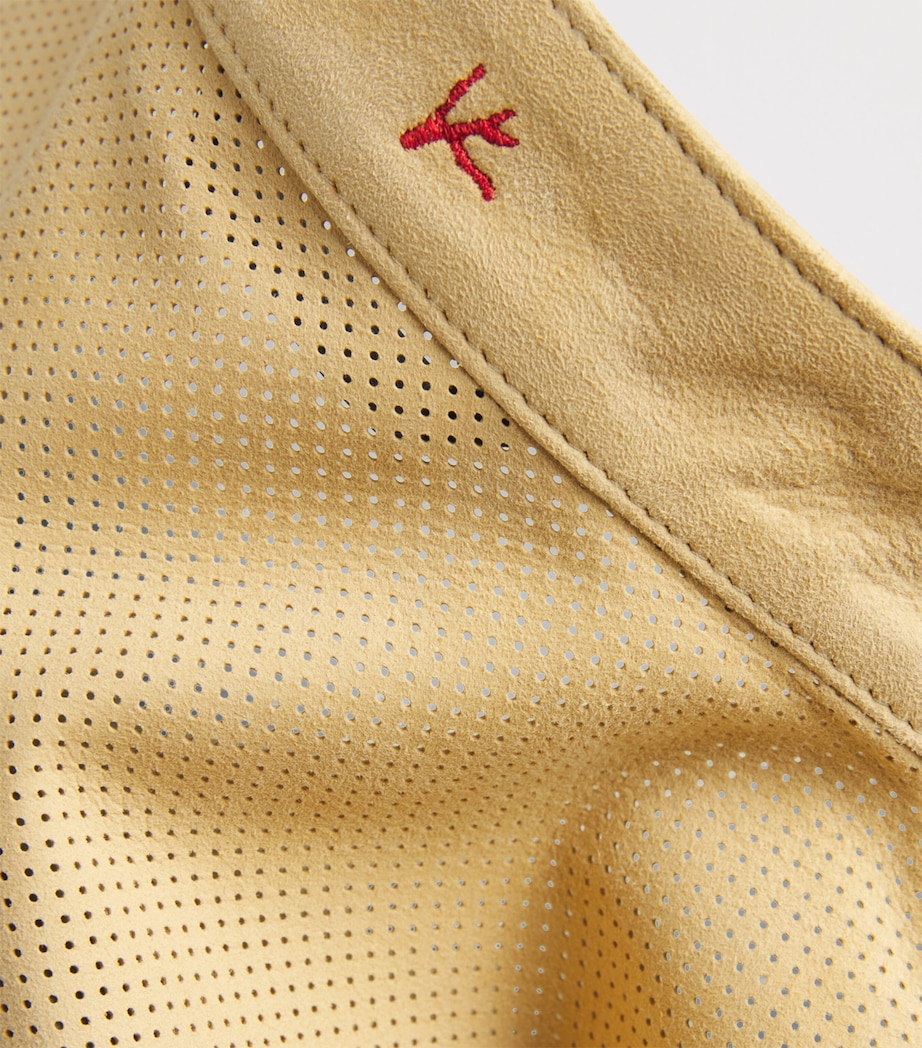 Lamb Suede Zip-Up Overshirt 340 Image 5