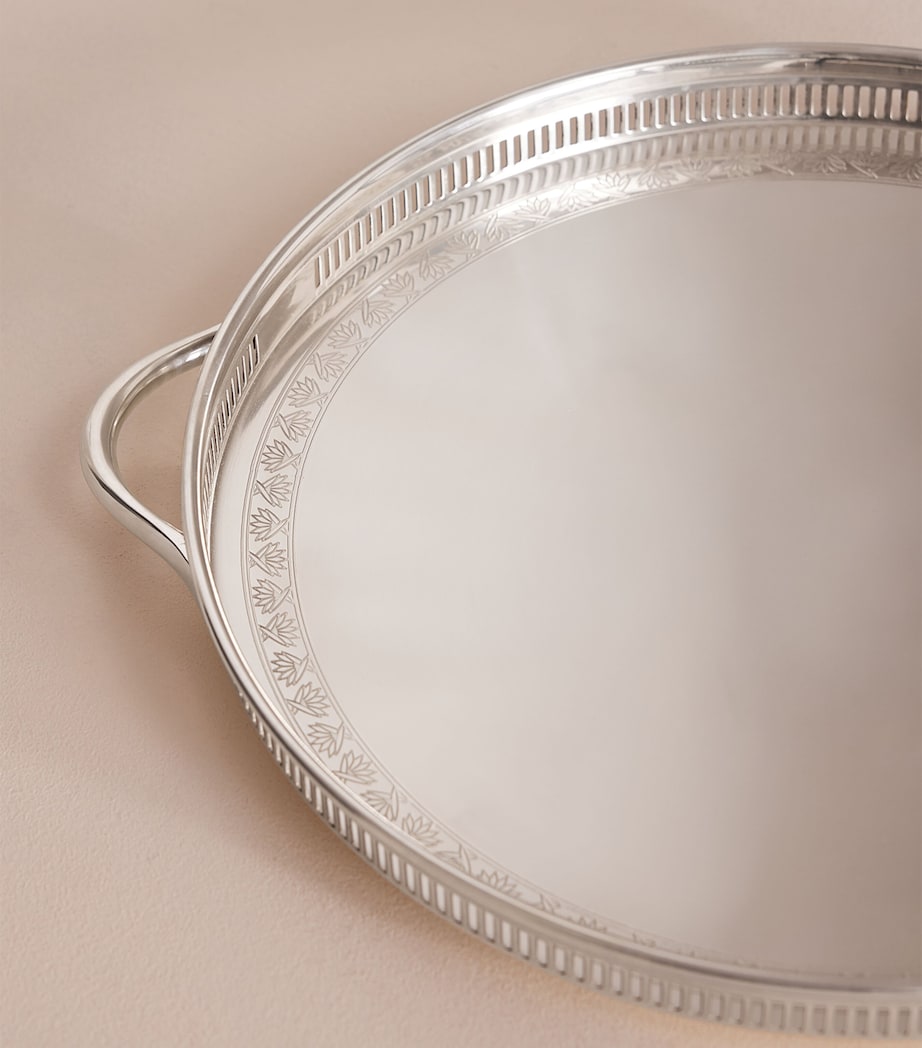 Silver- Plated Rochester Engraved Tray SILVER Image 3