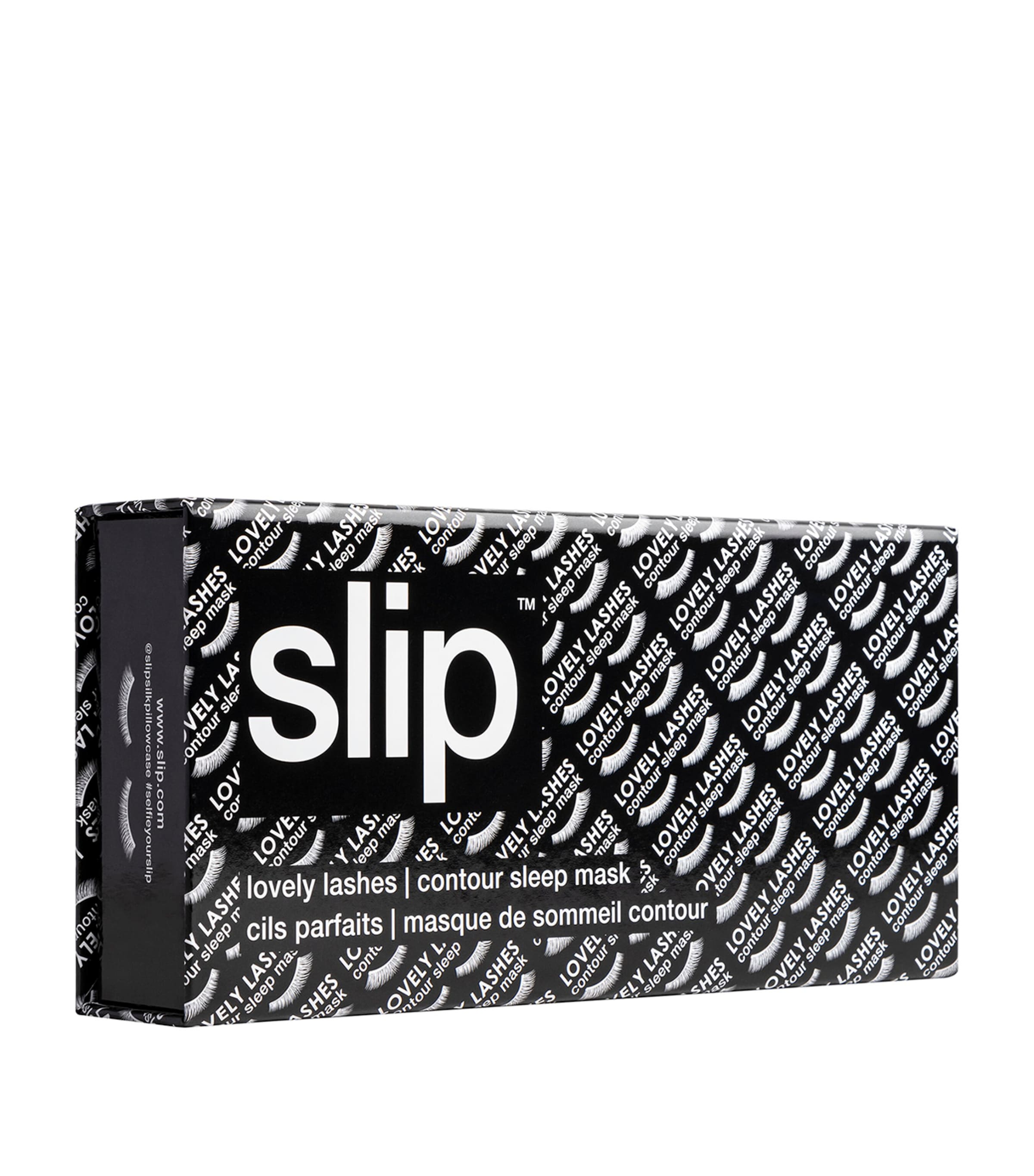 Silk Contour Sleep Mask BLACK Image 4