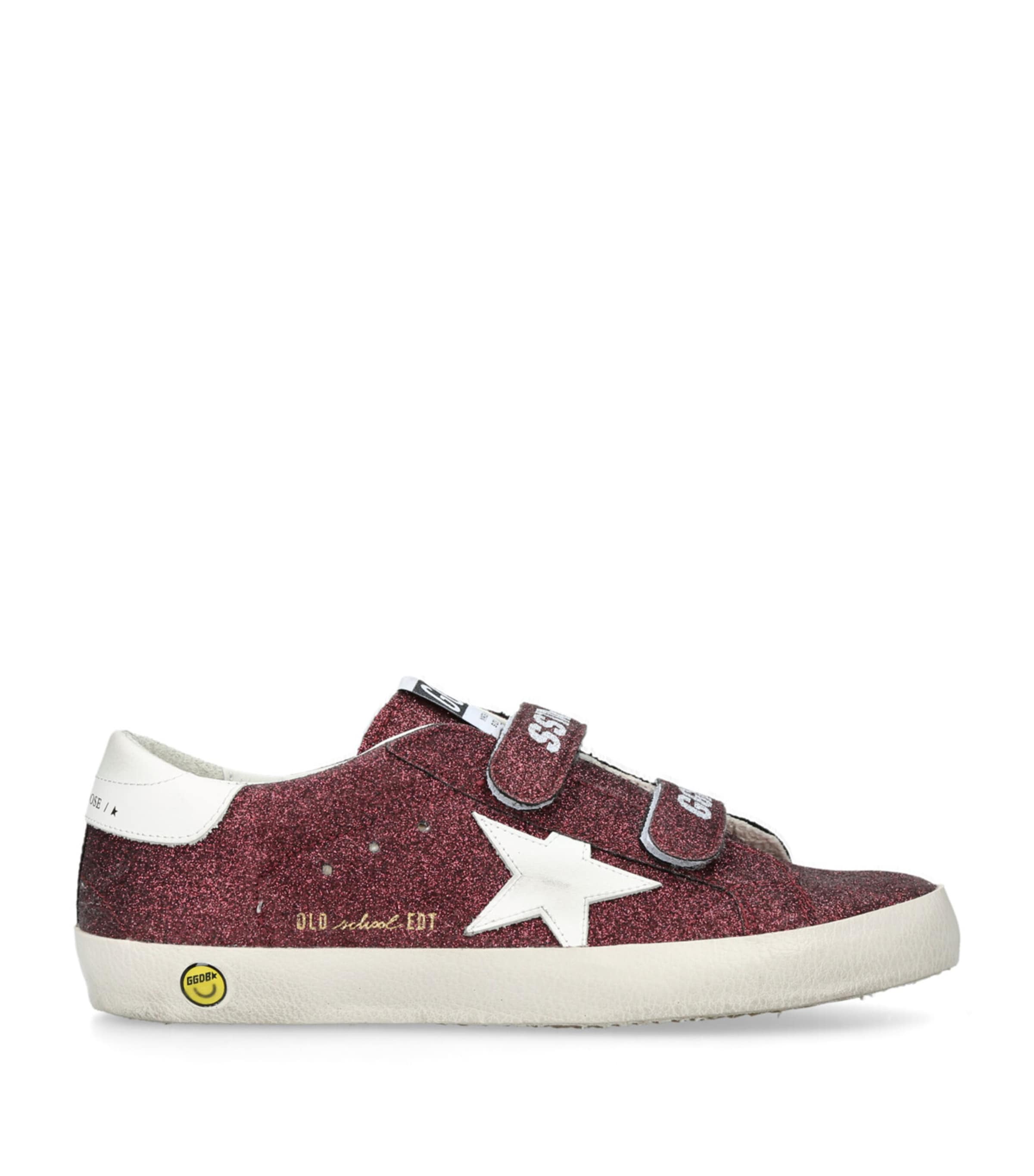 Golden Goose Leather Old School Sneakers Red/dark Image 1