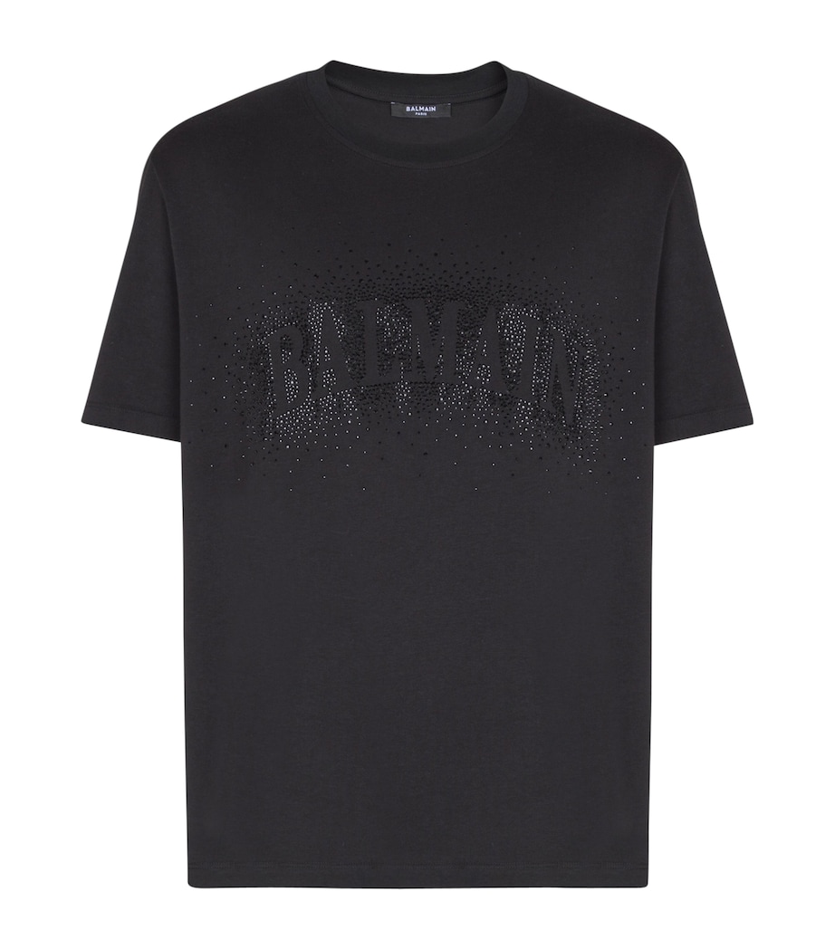 Cotton Crystal Logo T-Shirt EAP NOIR/NOIR Image 1