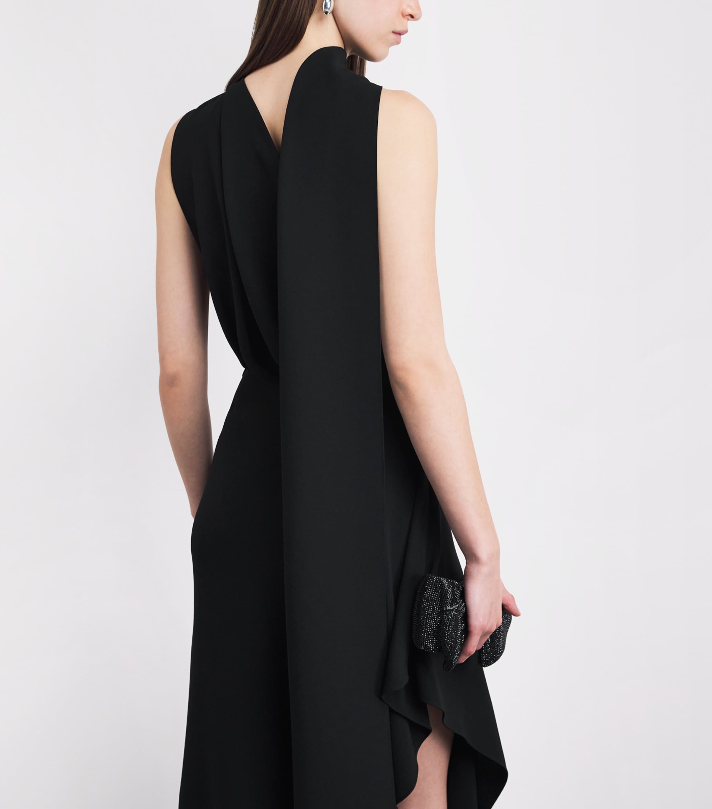 Maticevski Womens Asymmetric Priority Gown Black Image 5