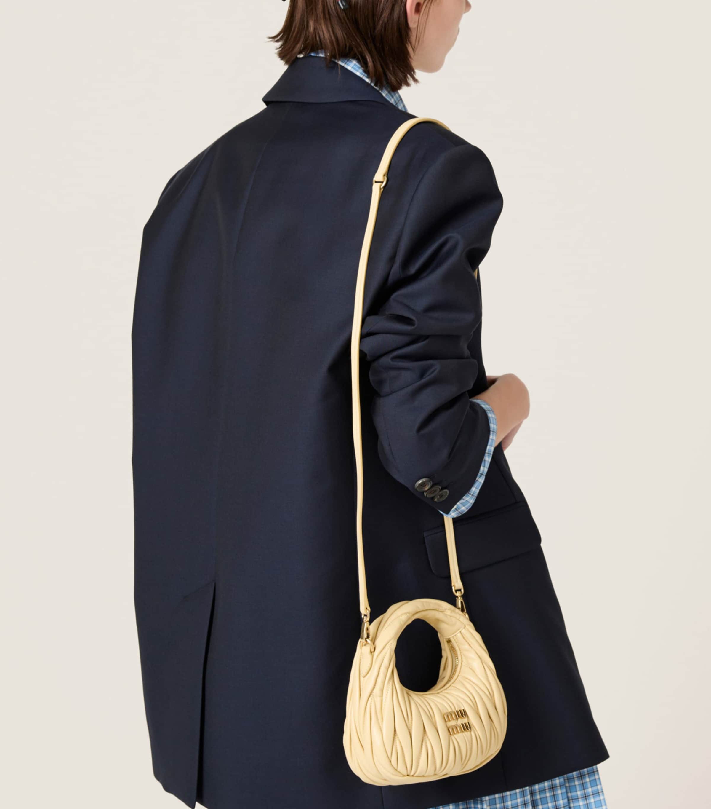 Miu Miu Matelassé Leather Wander Top-Handle Bag Image 4