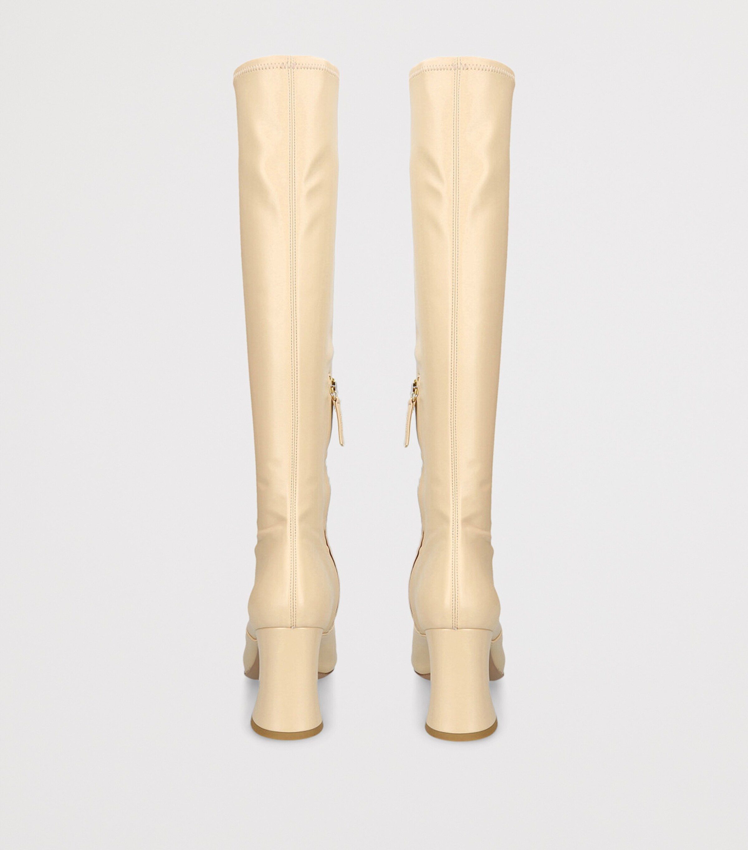 Leather Janis Over-The-Knee Boots 80 YELLOW Image 2