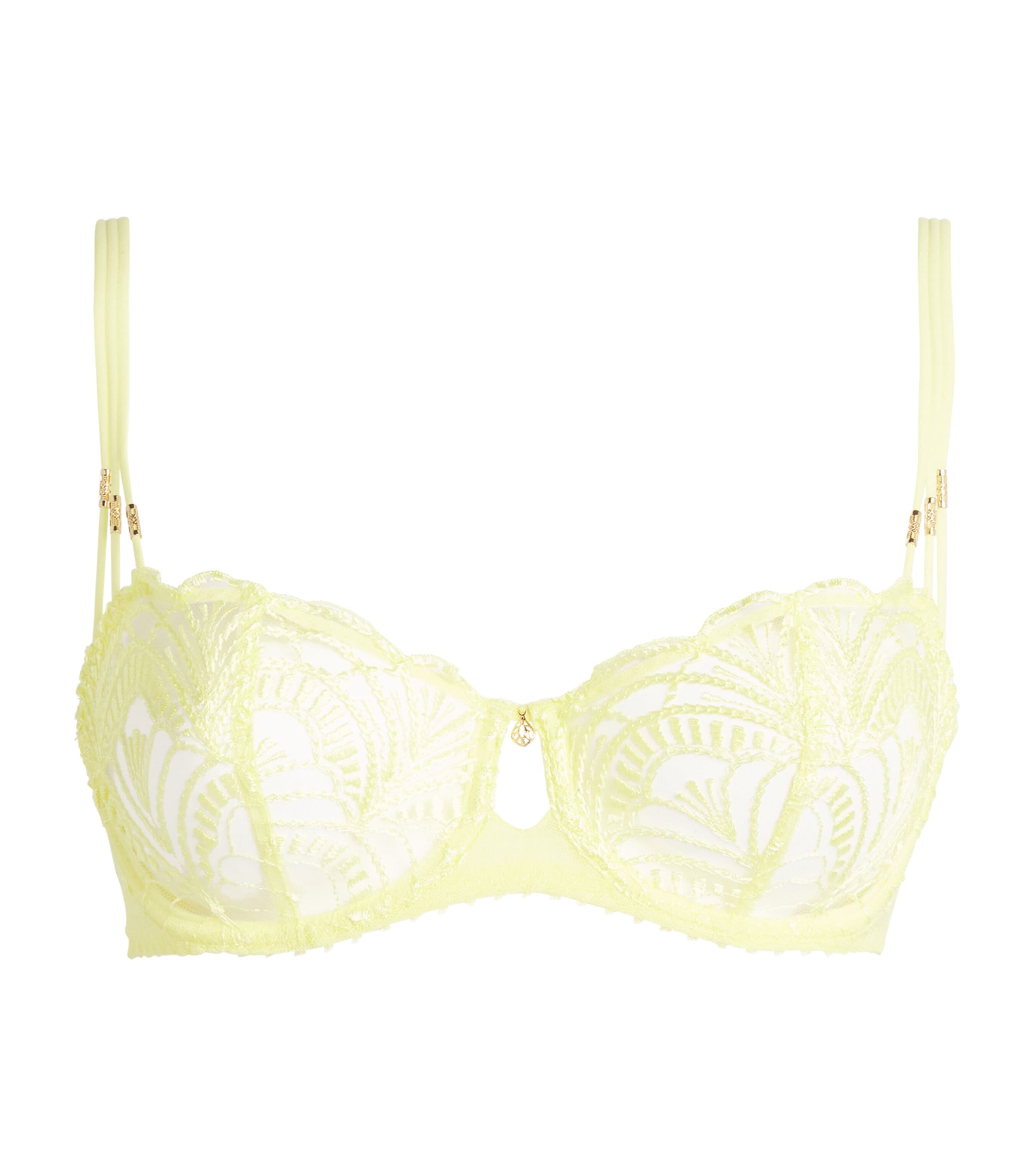 Aubade Womens Vibes Half-Cup Bra Lemondade Image 1