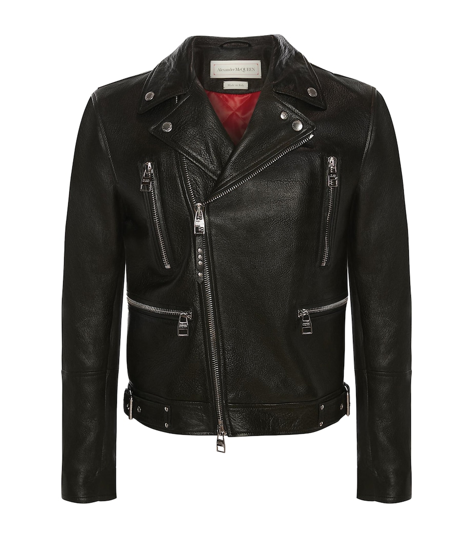 Leather Biker Jacket 1000 Image 1