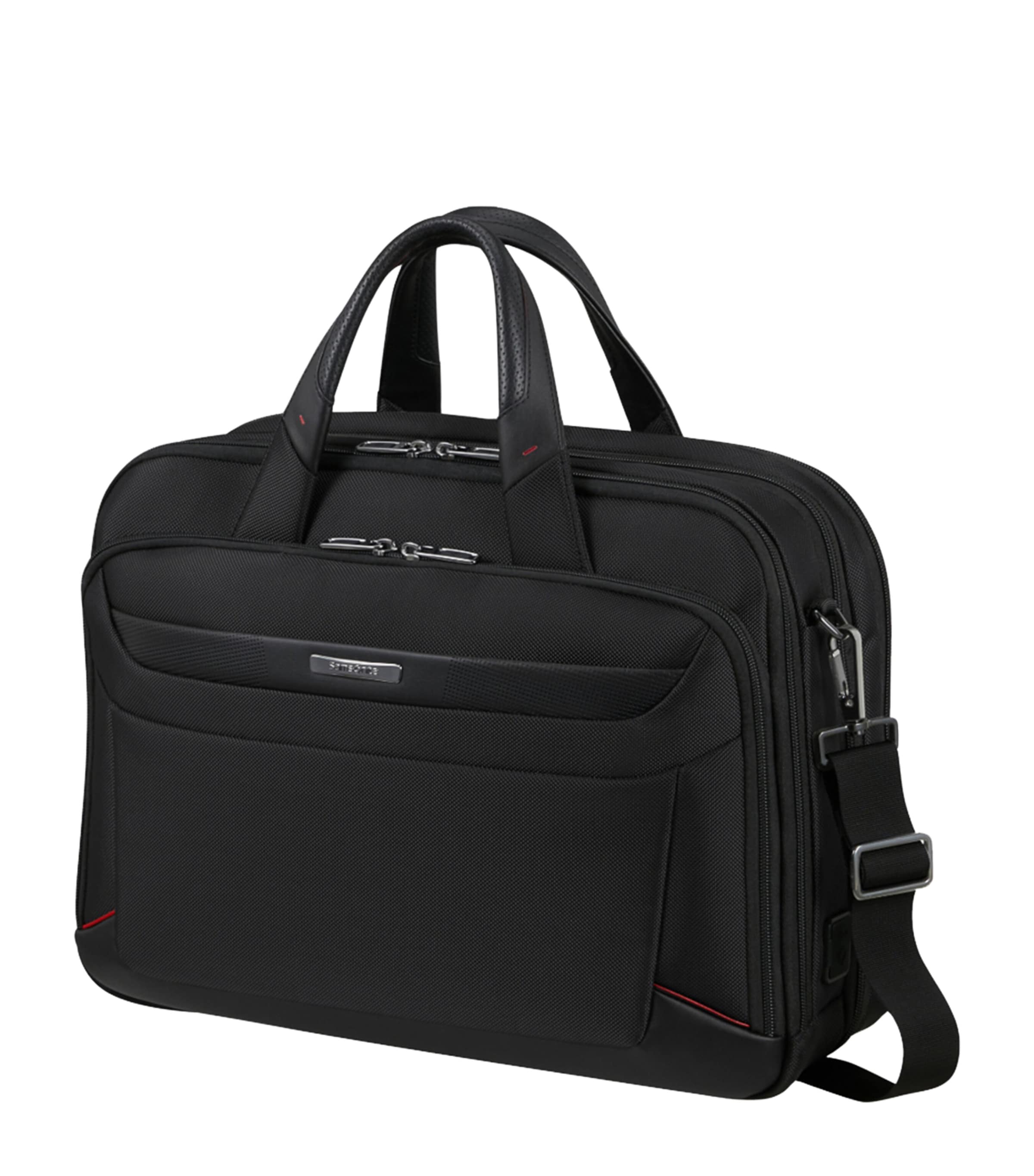 Shop Samsonite Pro-dlx 6 Briefcase In Black