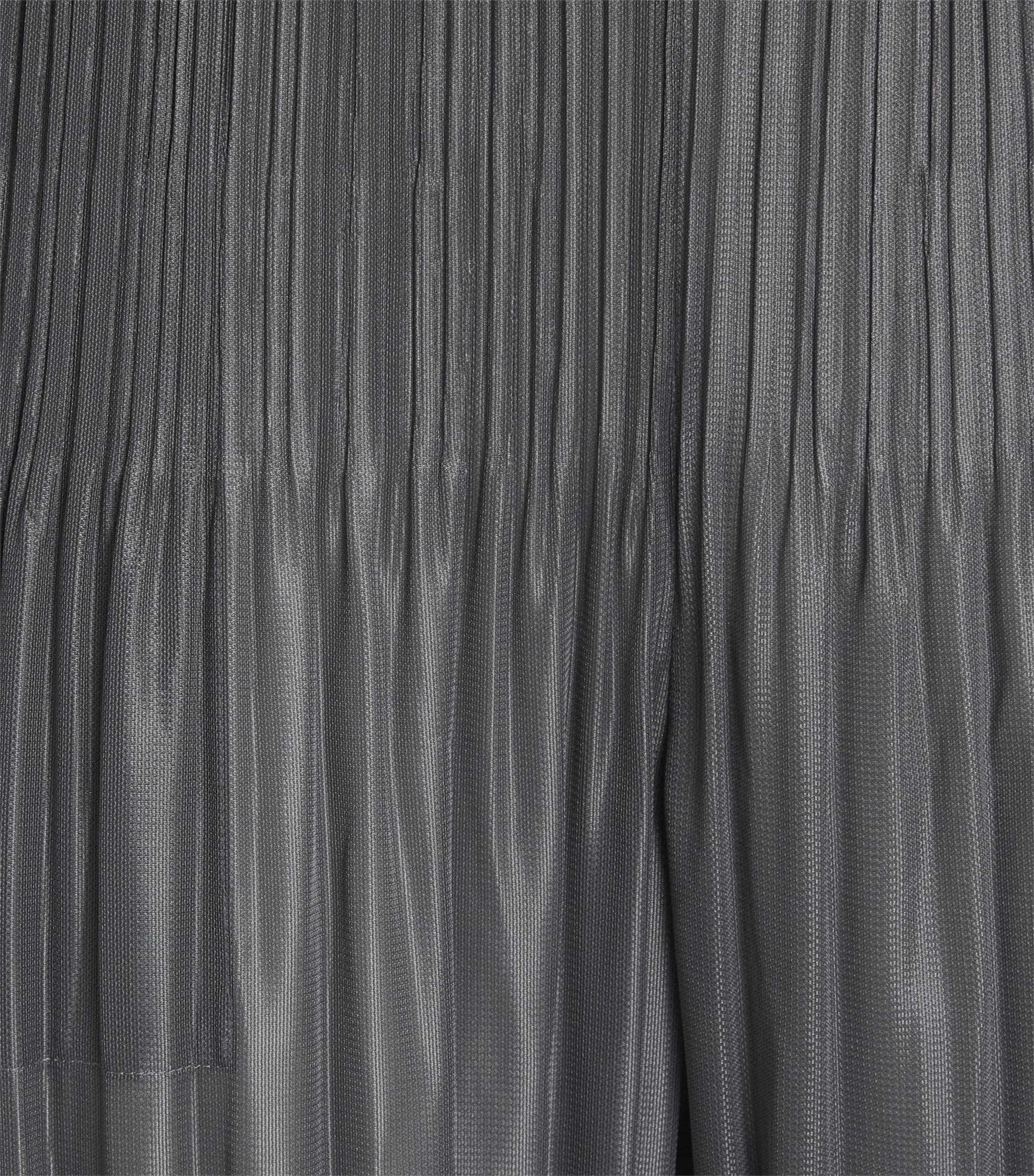 Pleats Please Issey Miyake Womens Fluffy Basics Tapered Trousers Grey Image 6