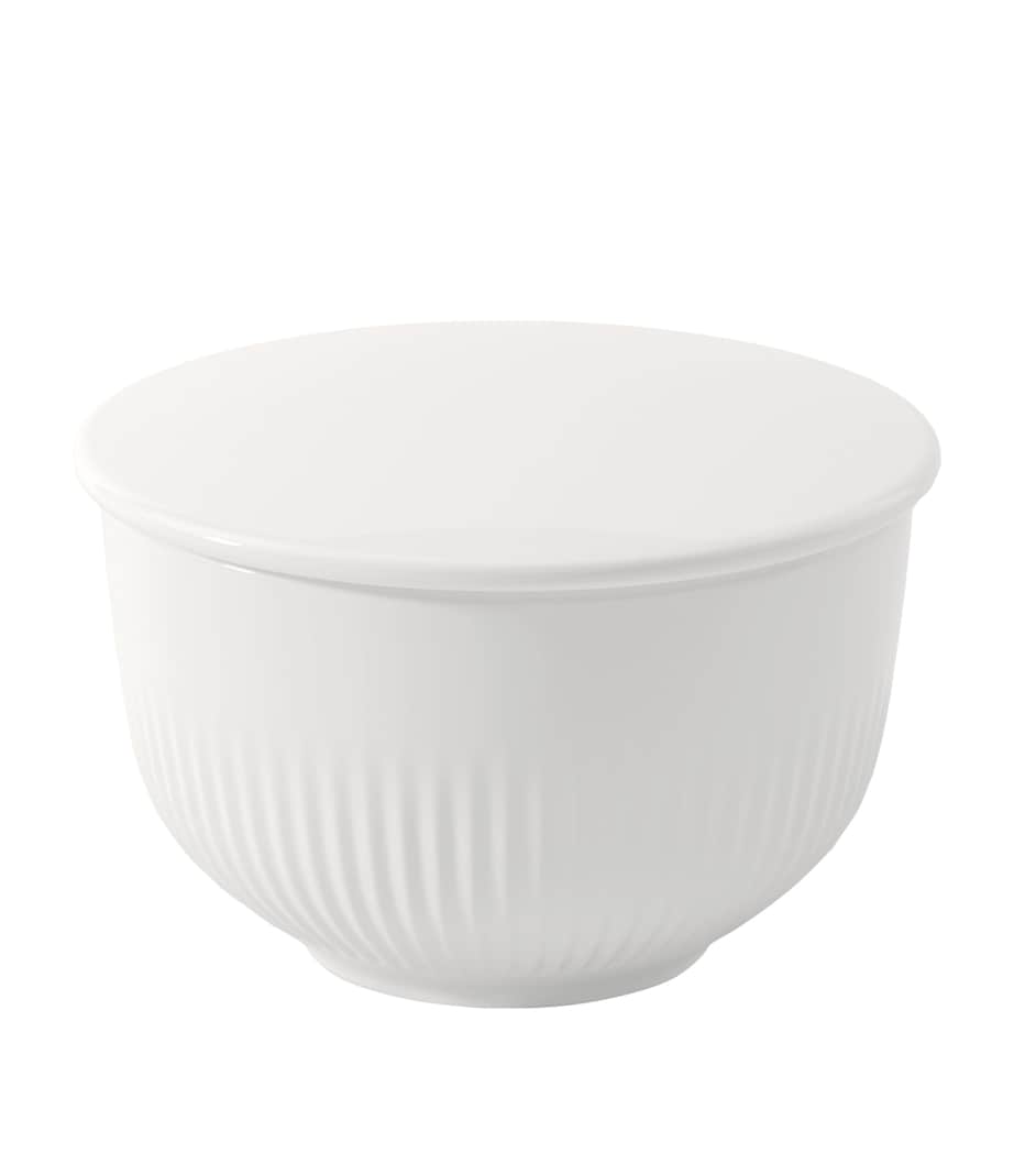 Porcelain Afina Sugar Bowl with Lid WHITE Image 1