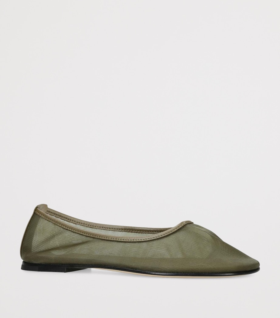 Mesh Balla Ballet Flats KHAKI Image 3
