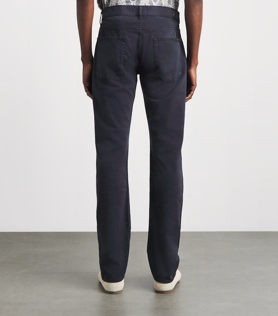 7 For All Mankind Mens The Straight Jeans Blue Image 5