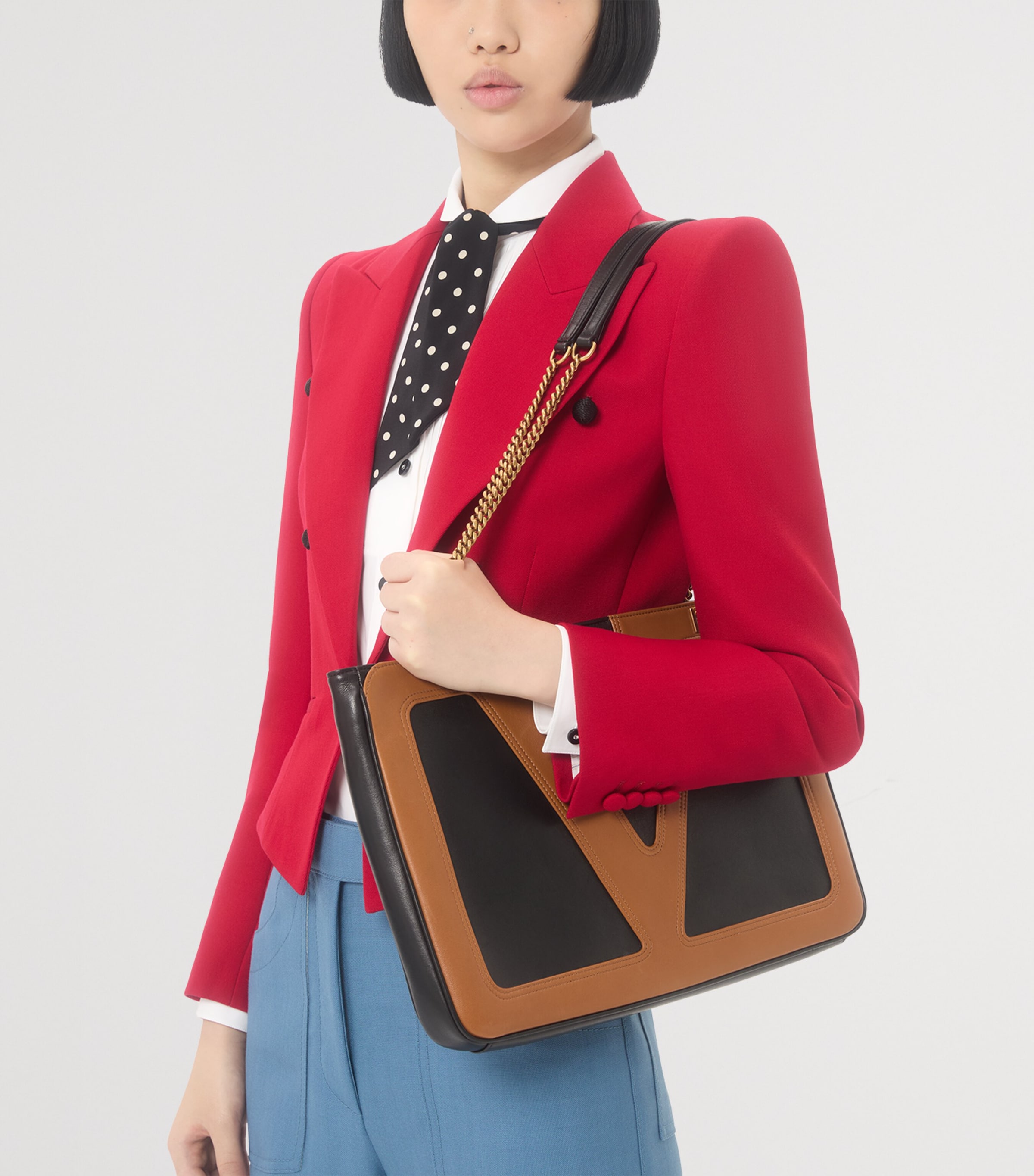 Virgin Wool Cropped Blazer R9M Image 6