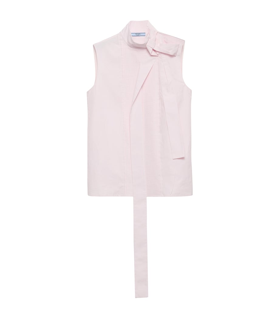 Cotton Poplin Embroidered Blouse F0442 Image 1