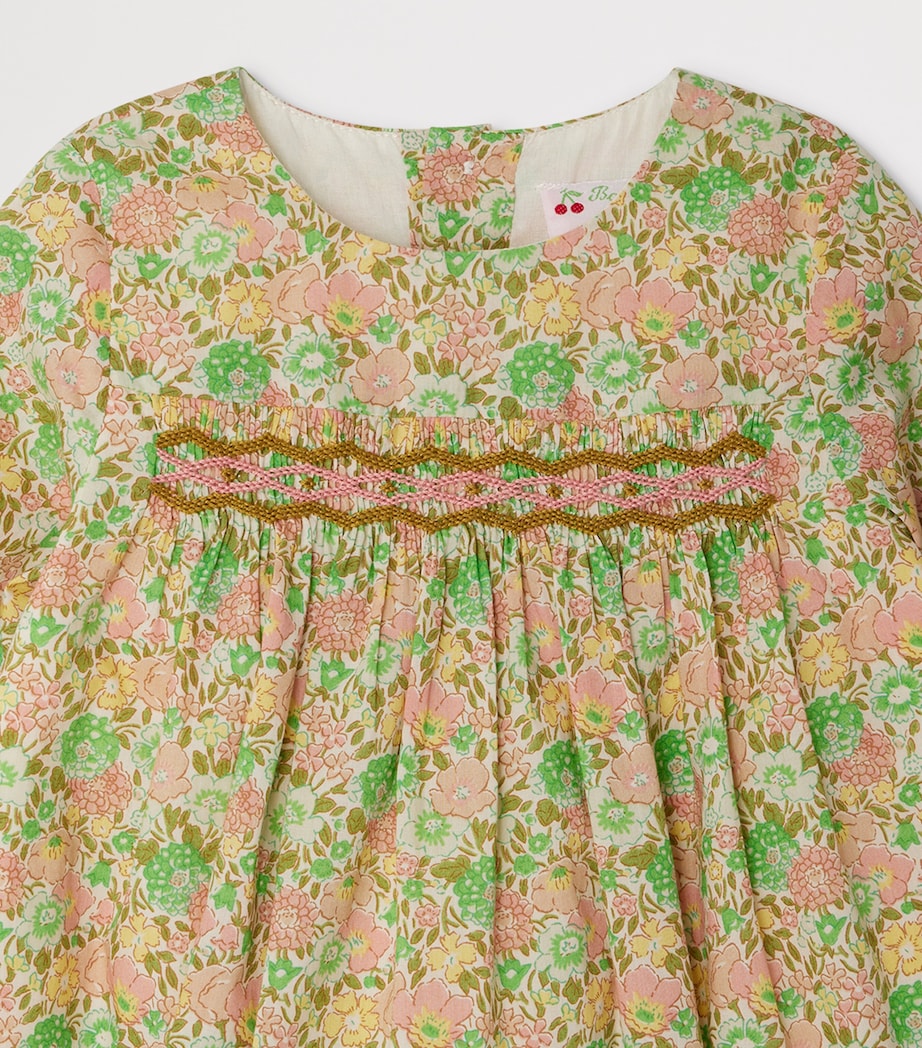 Cotton Liberty Print Blouse (24-36 Months) FL ROSE PALE Image 3