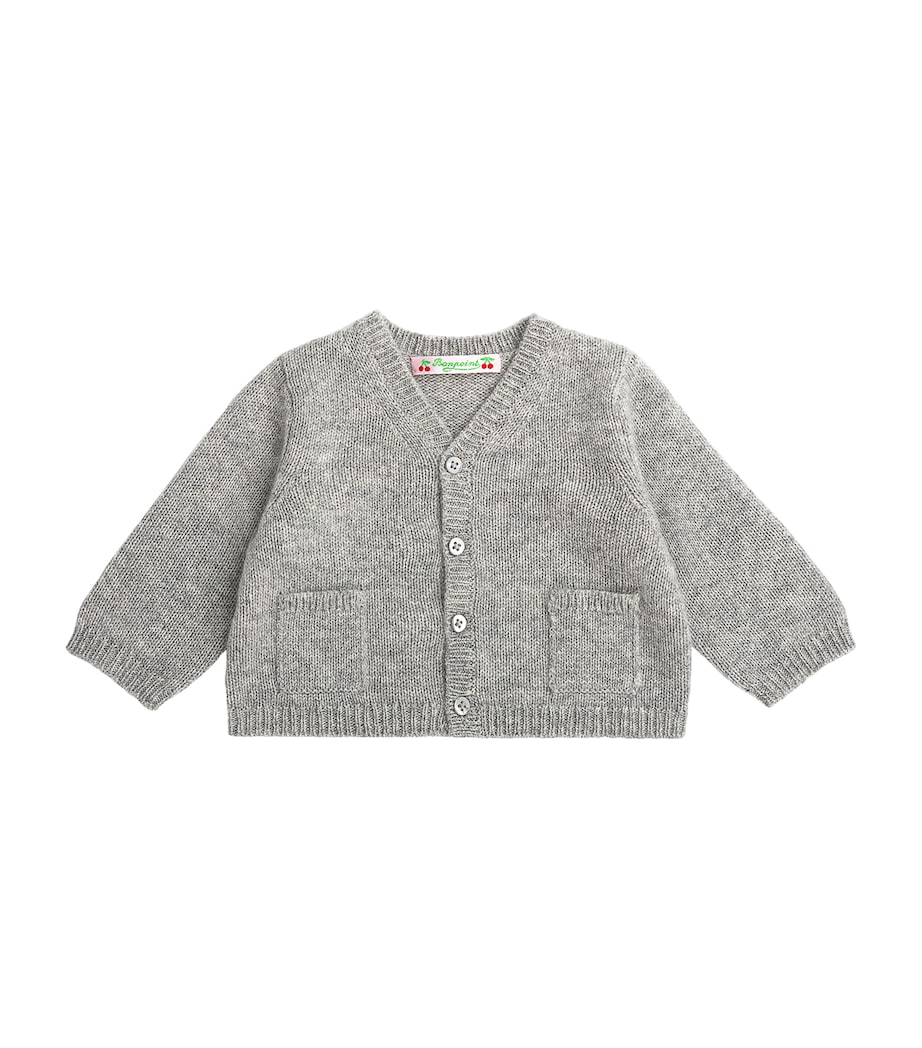 Cashmere Cardigan (24-36 Months) GRIS CHINE C. Image 1