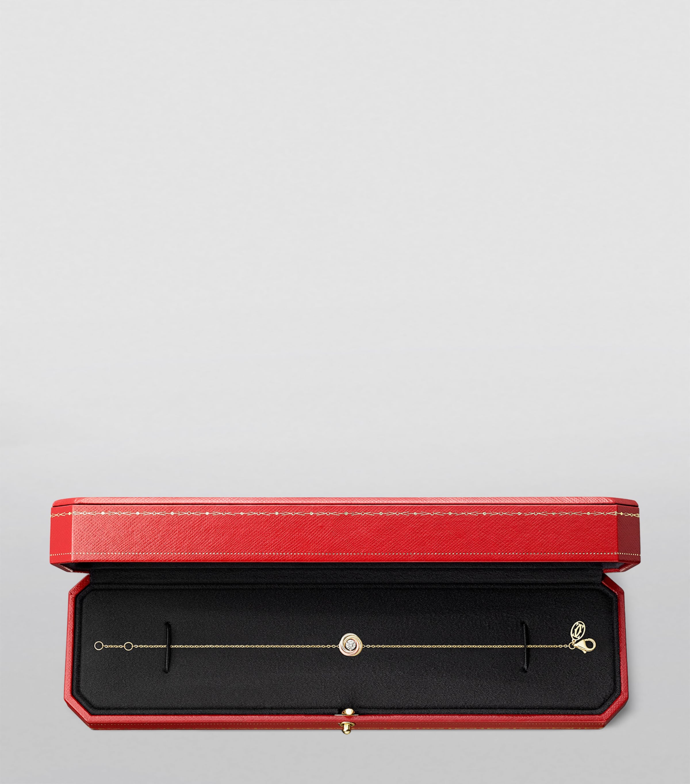 Mixed Gold and Diamond Trinity Bracelet MIXED GOLD Image 3