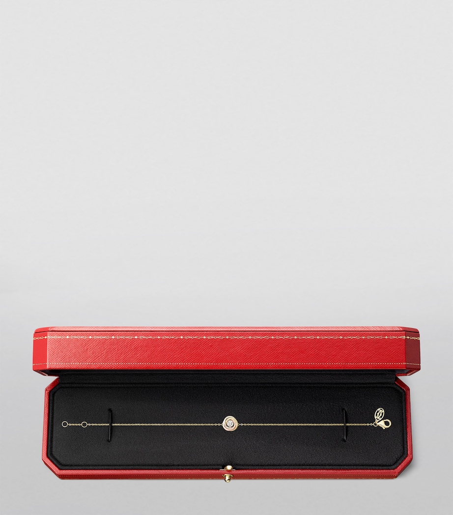 Mixed Gold and Diamond Trinity Bracelet MIXED GOLD Image 3