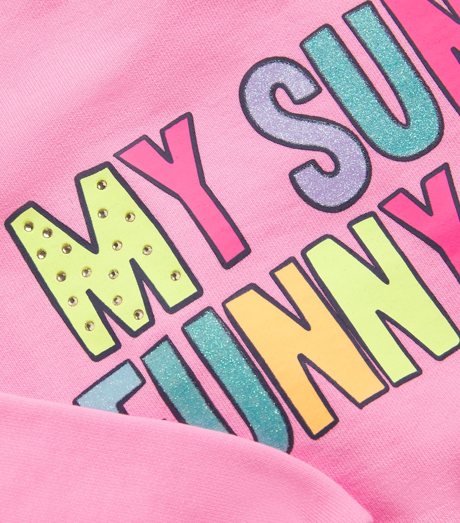 Billieblush Printed Sweatshirt (2-12 Years) Pink Image 4