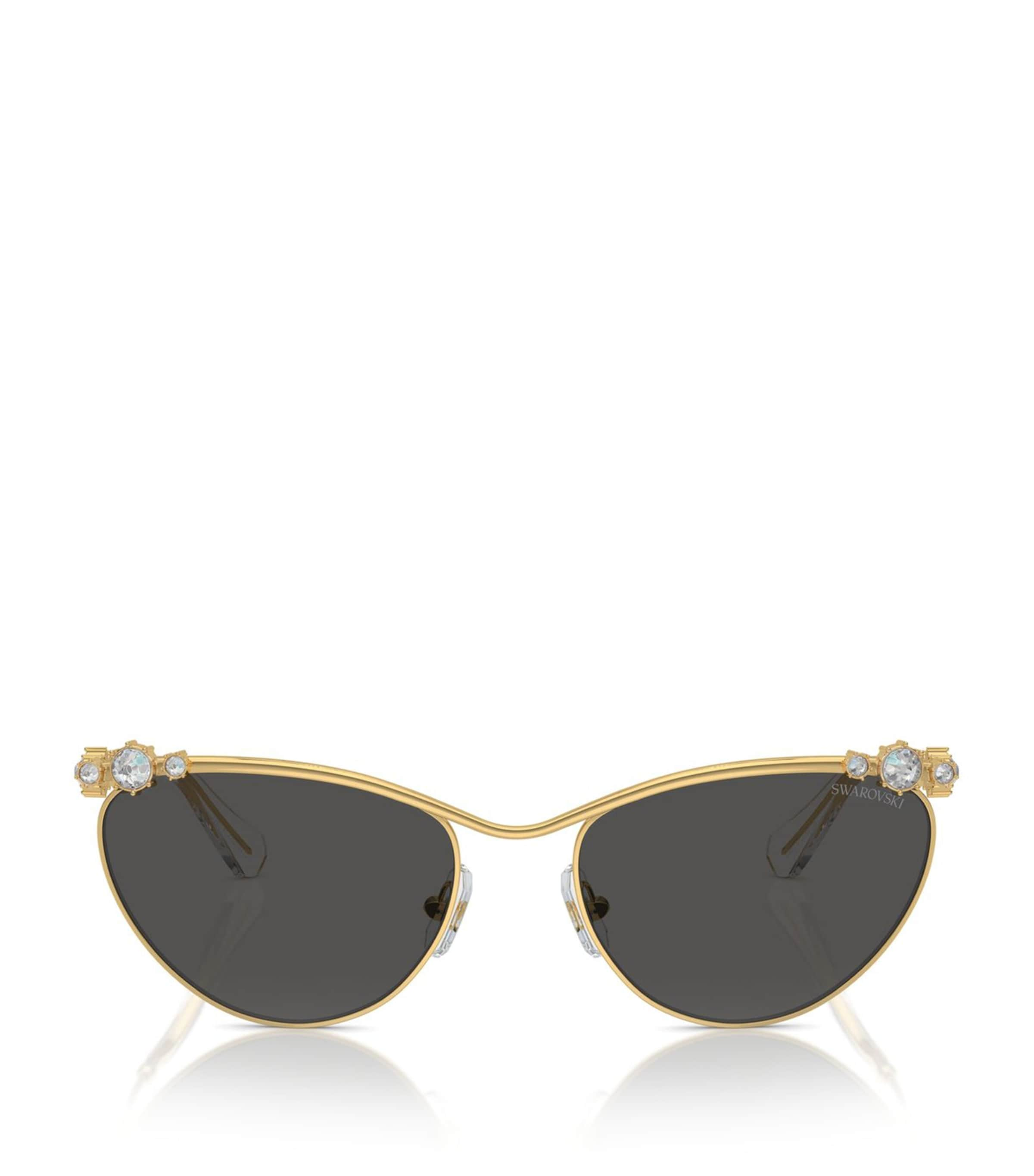 Swarovski Metal Sk7017 Sunglasses In Gold