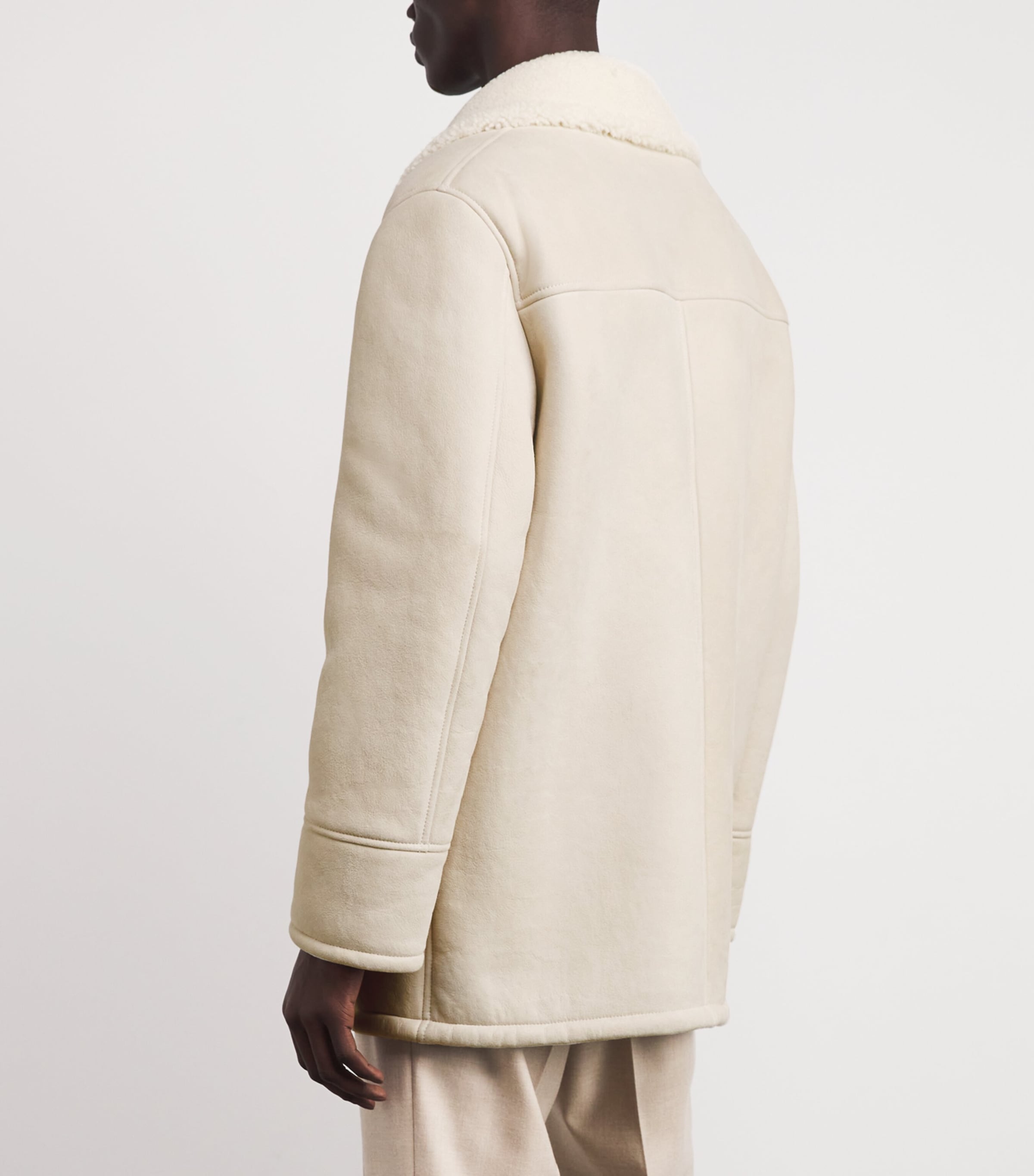 Goatskin Pea Coat 701 Image 4