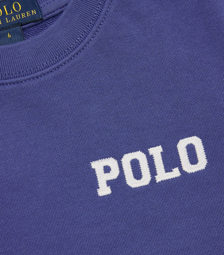 Cotton-Blend Logo Sweatshirt (2-7 Years) CLASSIC BLUE Image 4