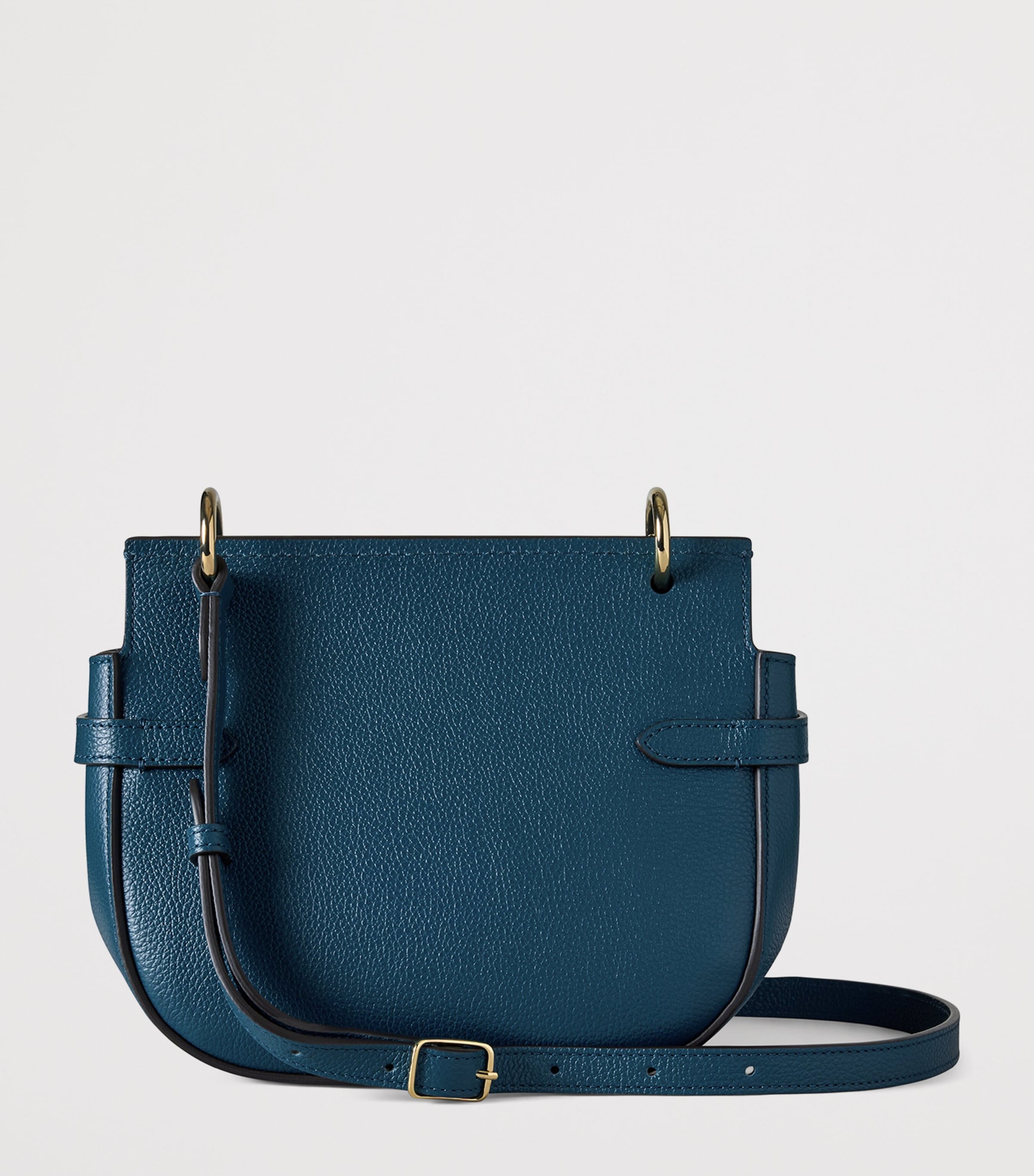 Mulberry Small Leather Amberley Satchel Cross-Body Bag Out Of The Blue Image 5