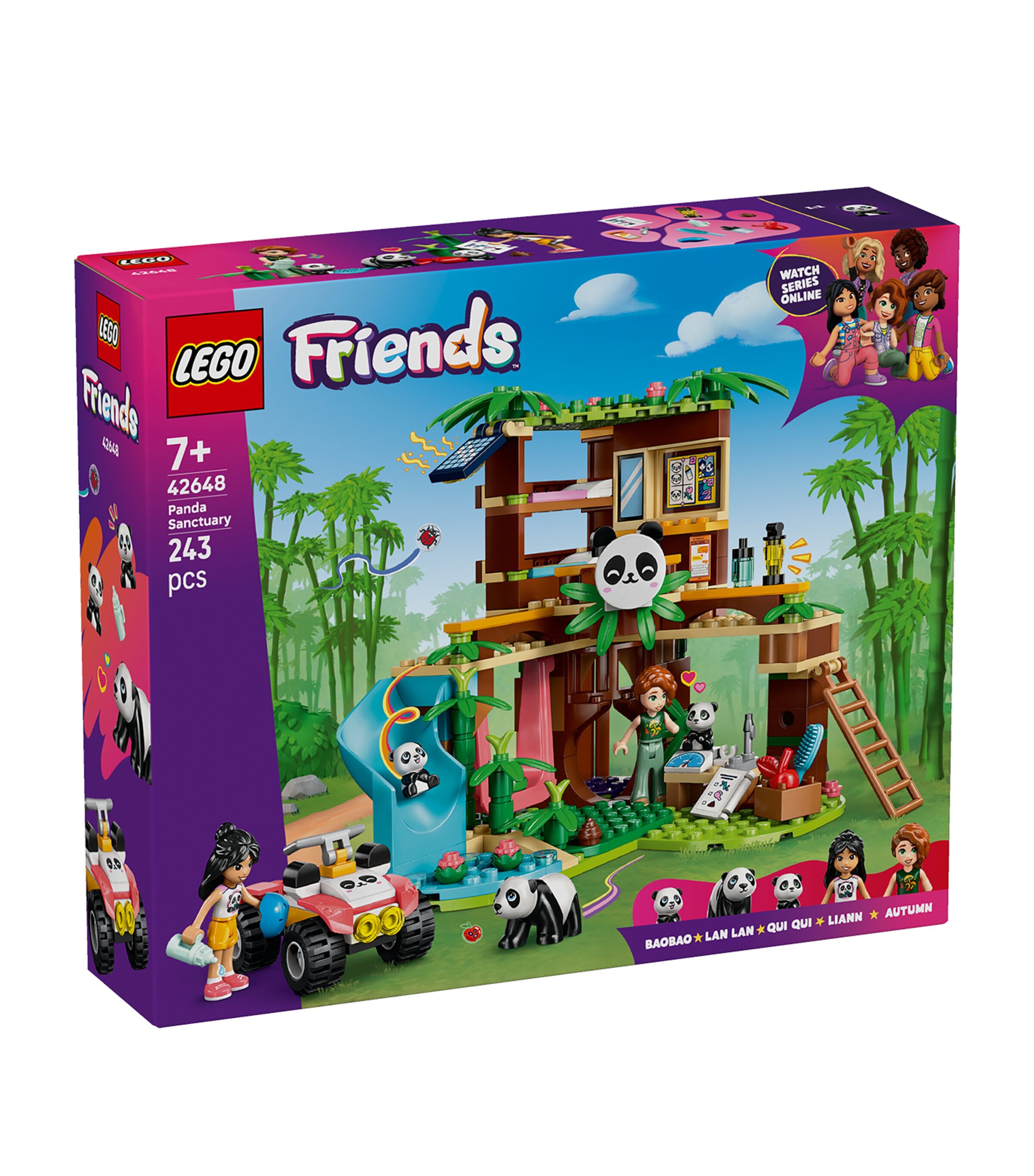 Panda Sanctuary Animal Care Set 42648 MULTI Image 4