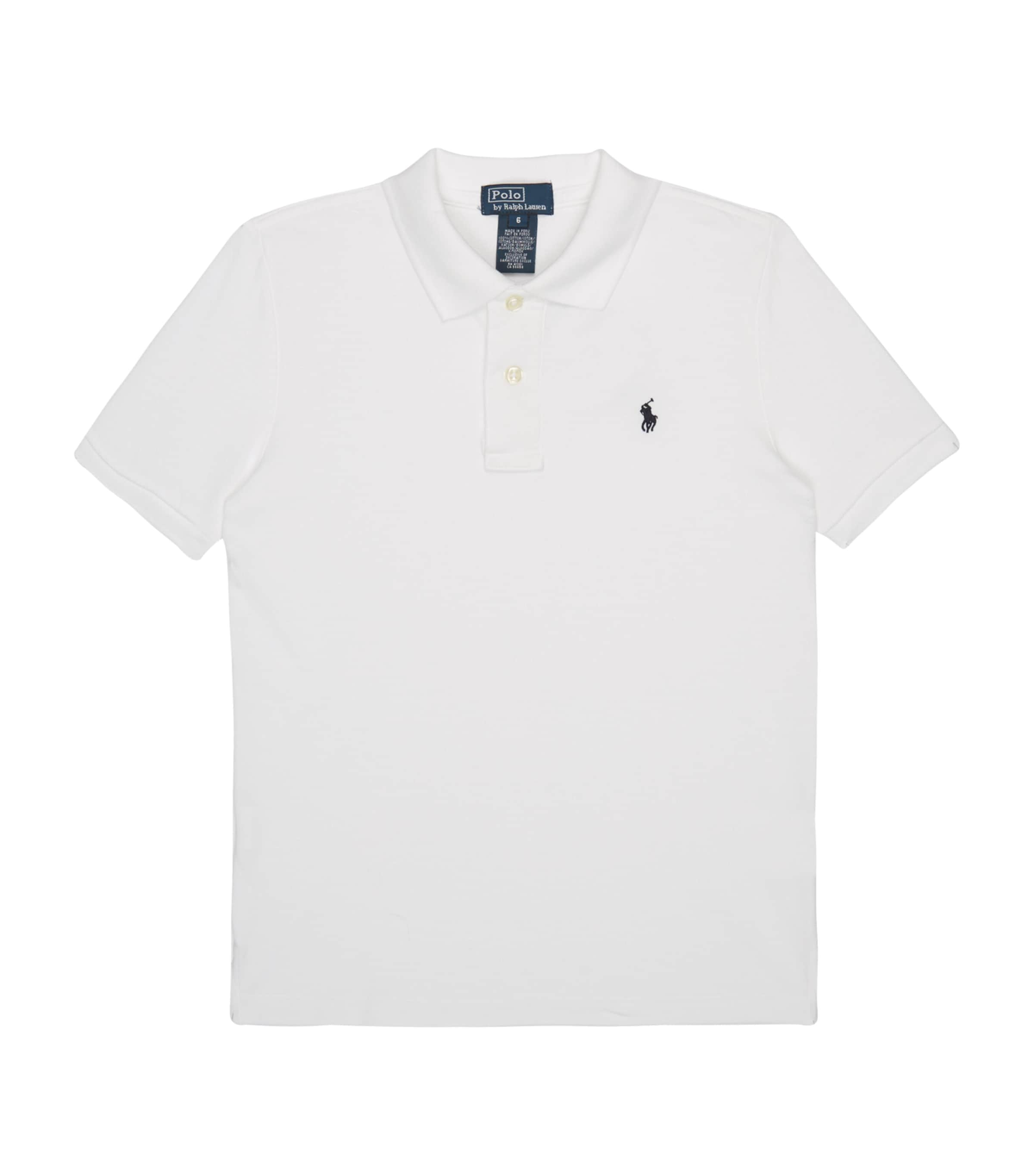 Shop Ralph Lauren Custom Fit Polo Shirt In White