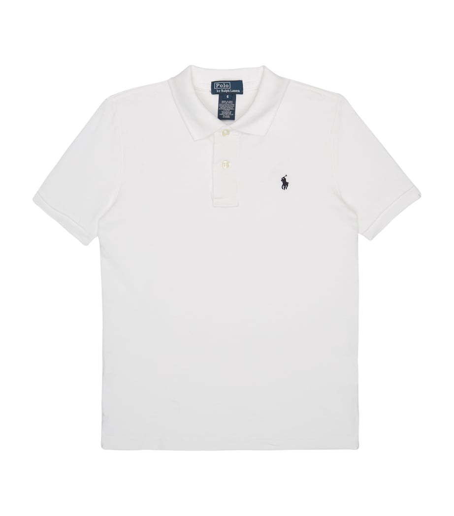 Custom Fit Polo Shirt (3-4 Years) WHITE Image 1