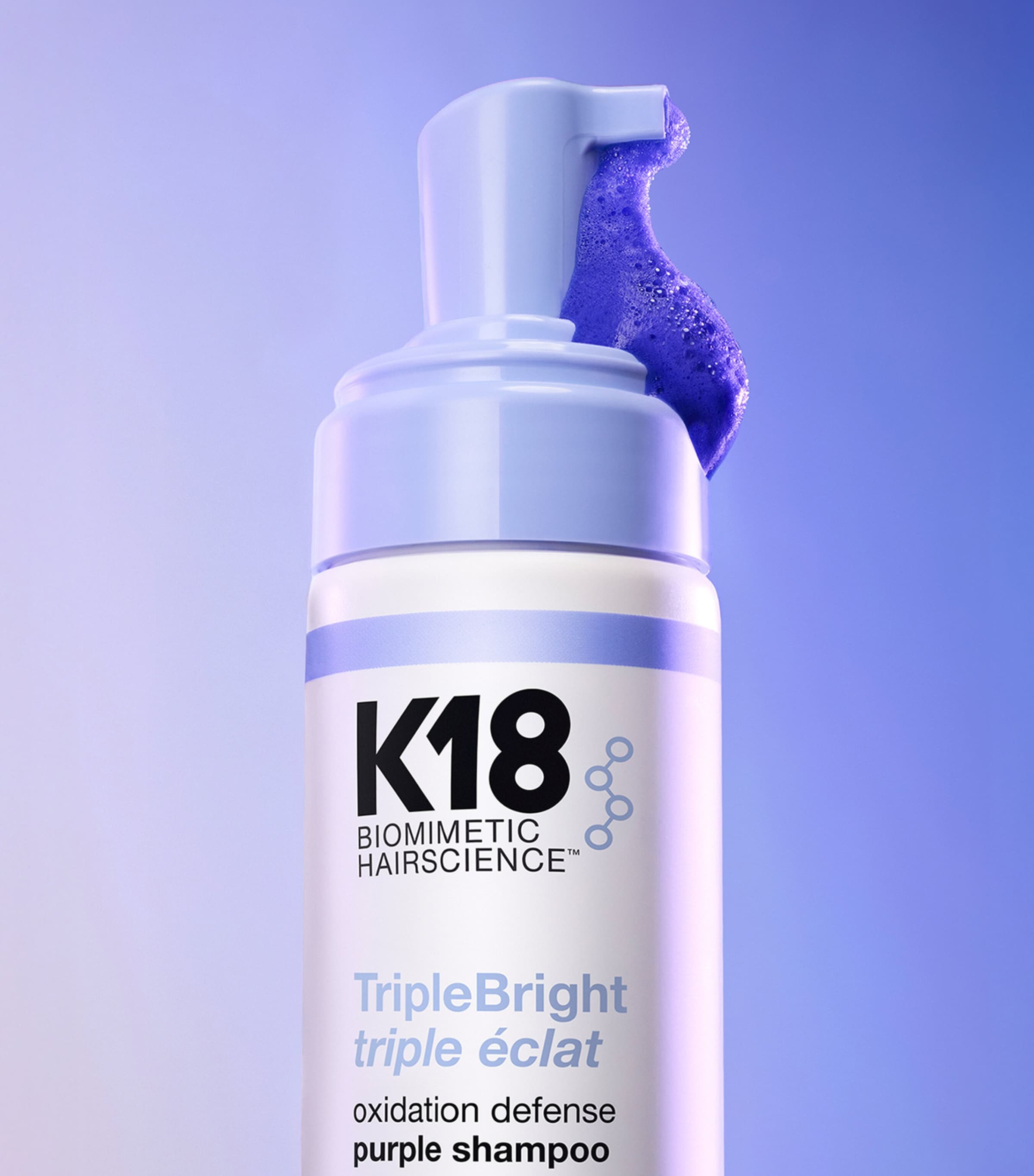 K18 TripleBright Defence Purple Shampoo (125ml) Image 2