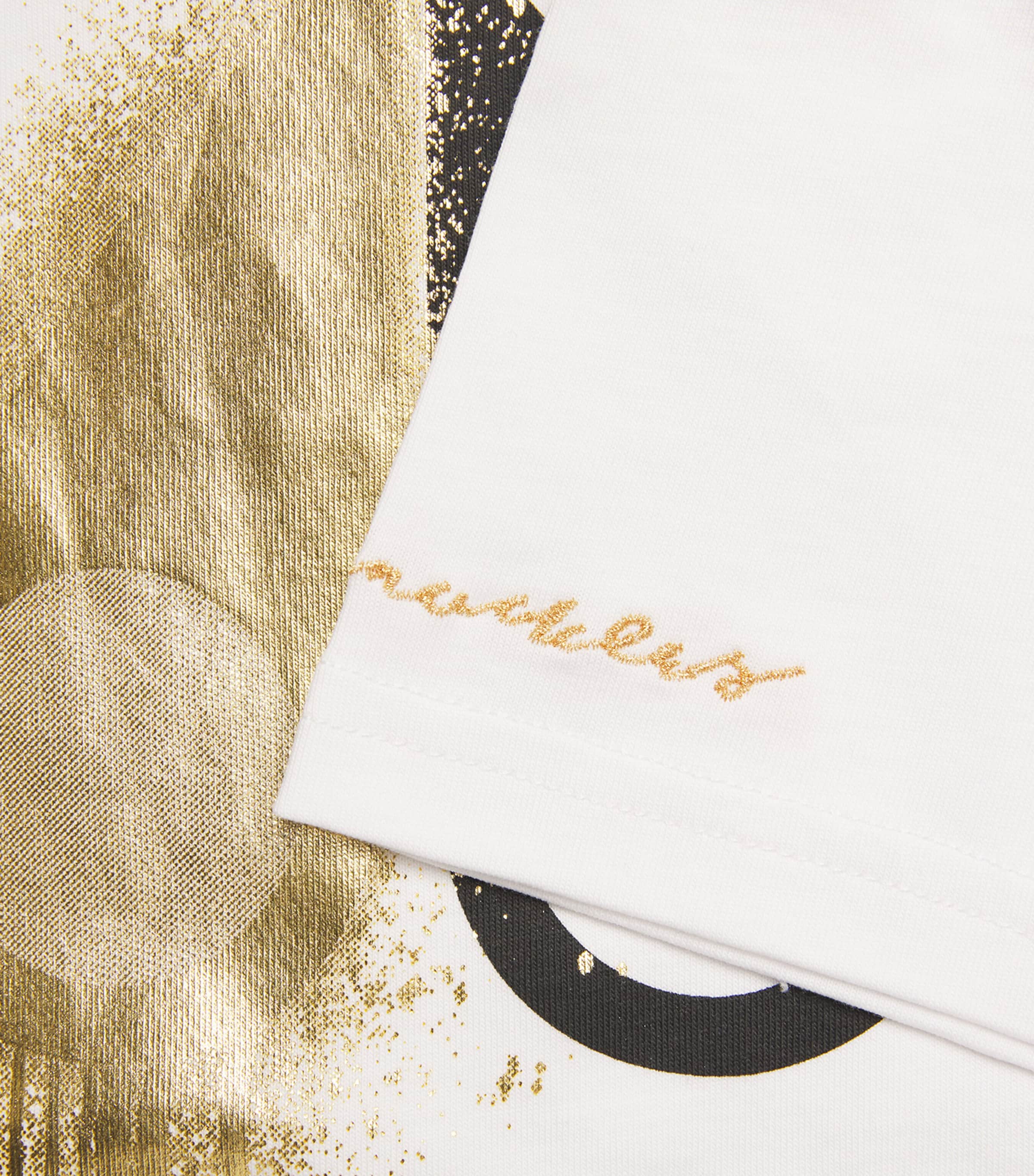 Cotton Logo Augustine T-Shirt WHITE - 160 Image 5