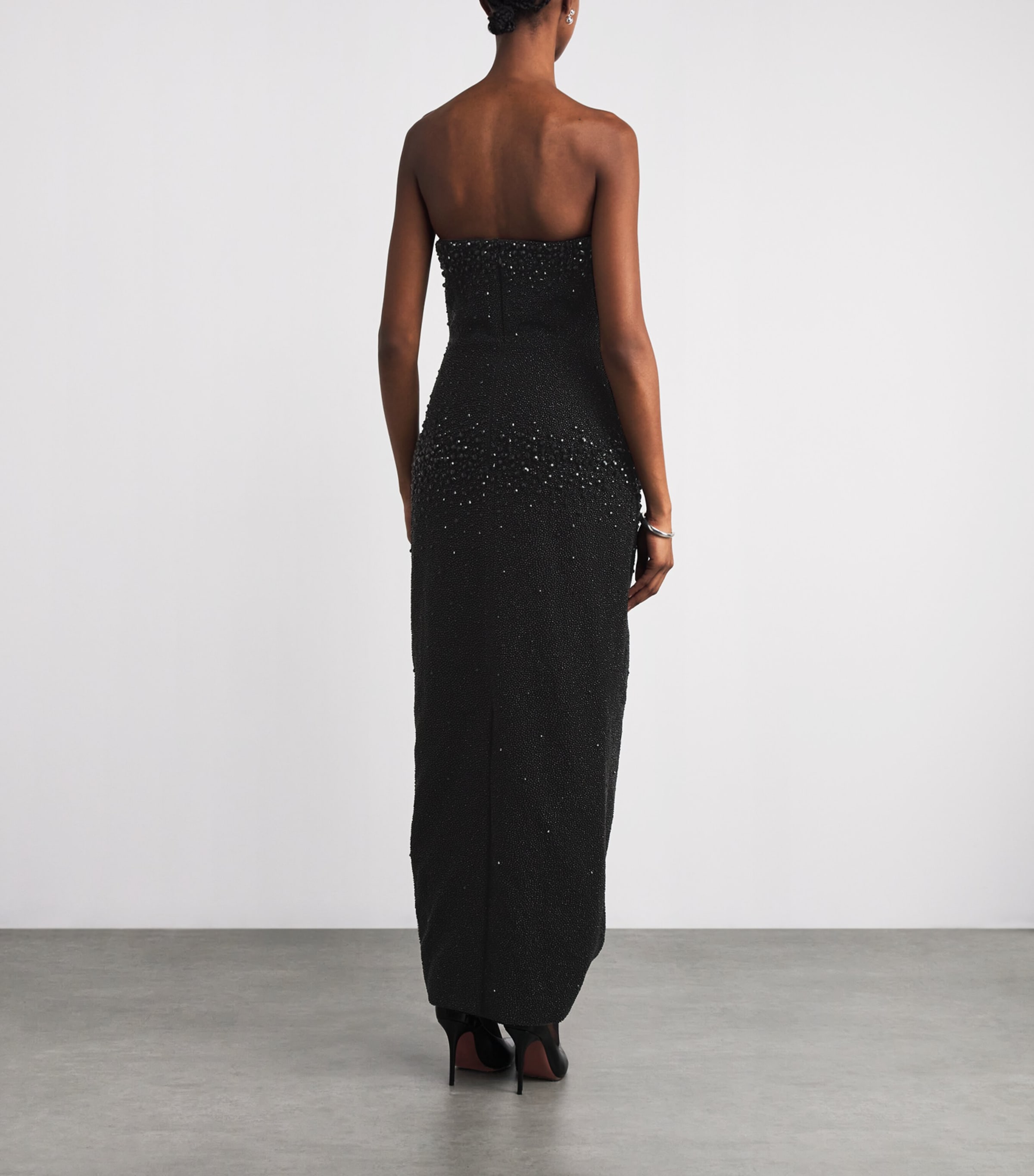 Embellished Tina Maxi Dress JET Image 3
