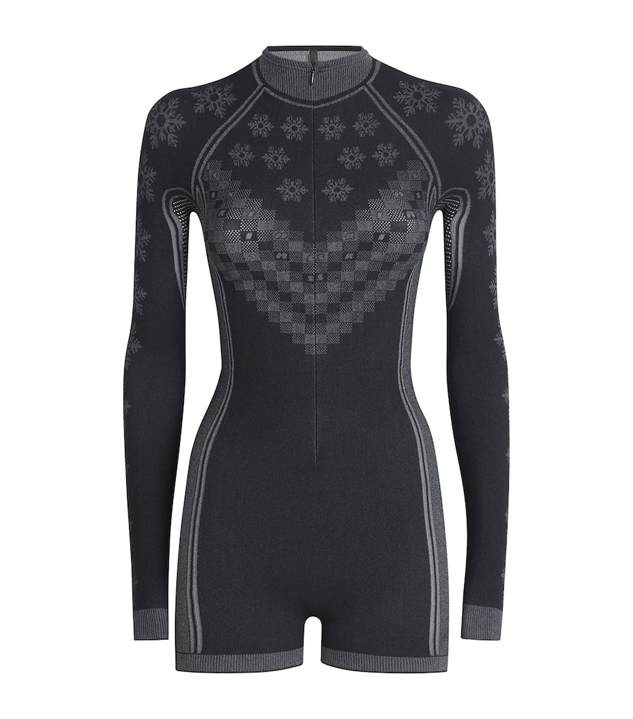 First Layers Half-Zip Playsuit OBSIDIAN WNTR FRISLE Image 1