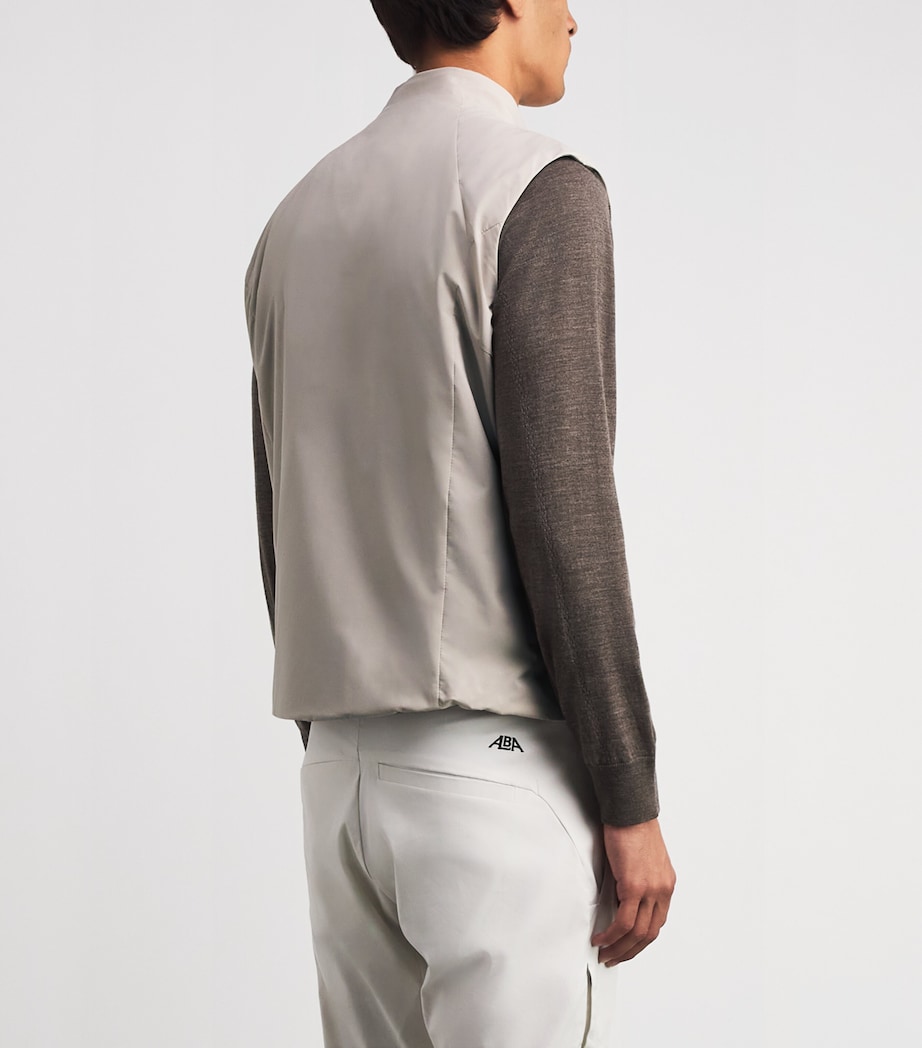 Alba Mens Padded Gilet Ivory Image 5